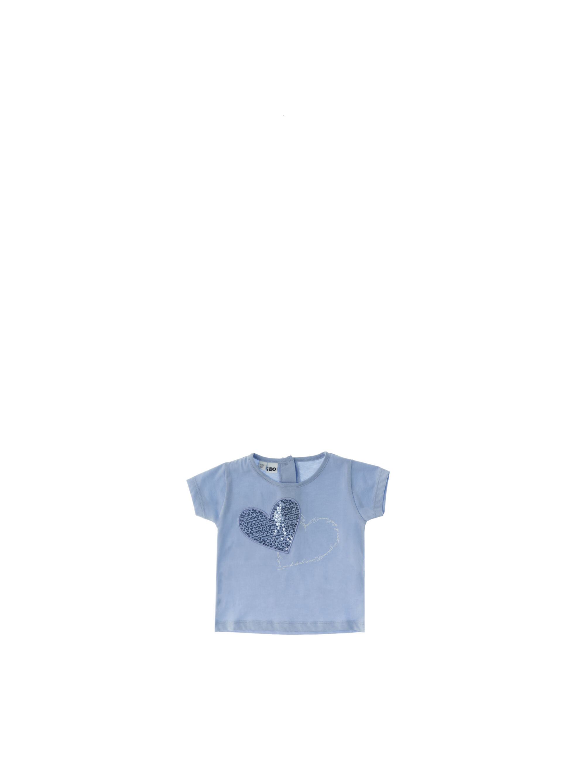 IDO T-shirt girocollo CELESTE 3A