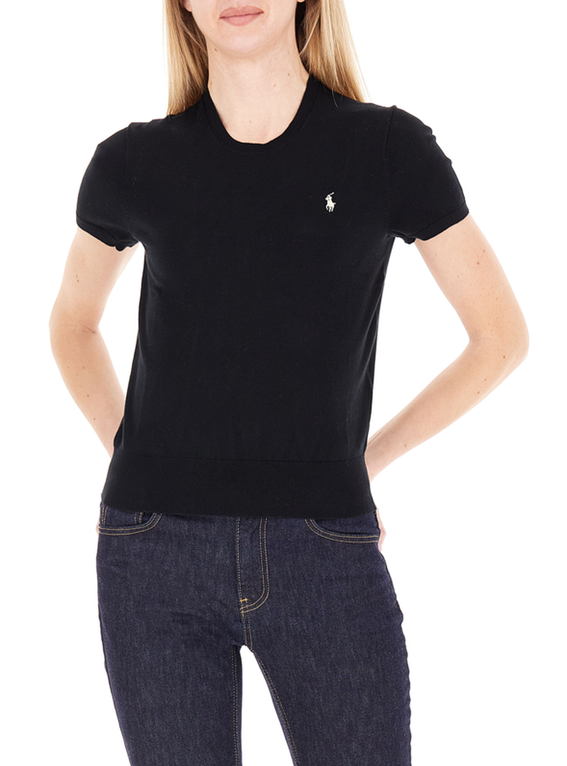 Maglia maniche corte POLO NERO L