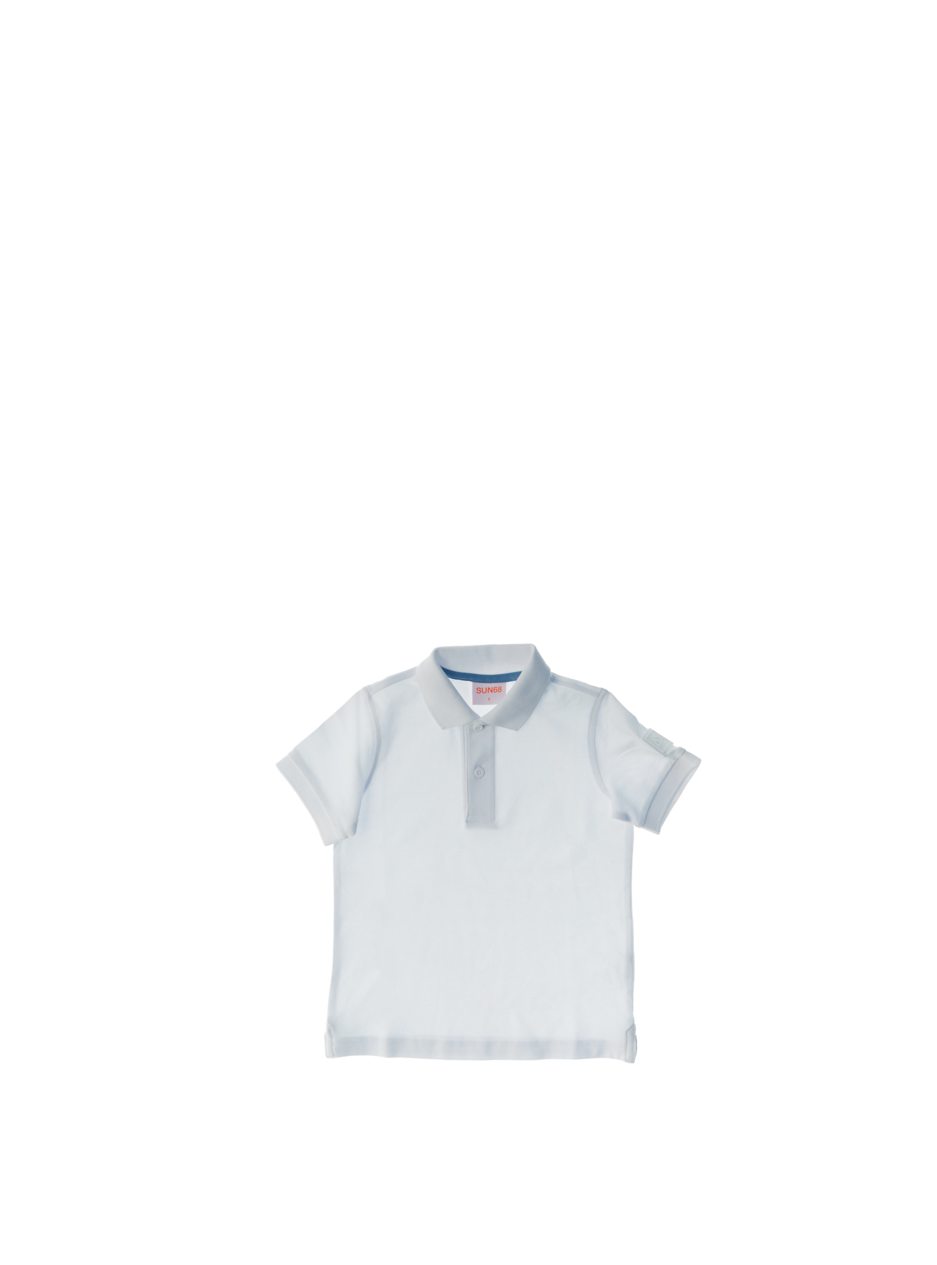 SUN68 Polo in cotone PANNA