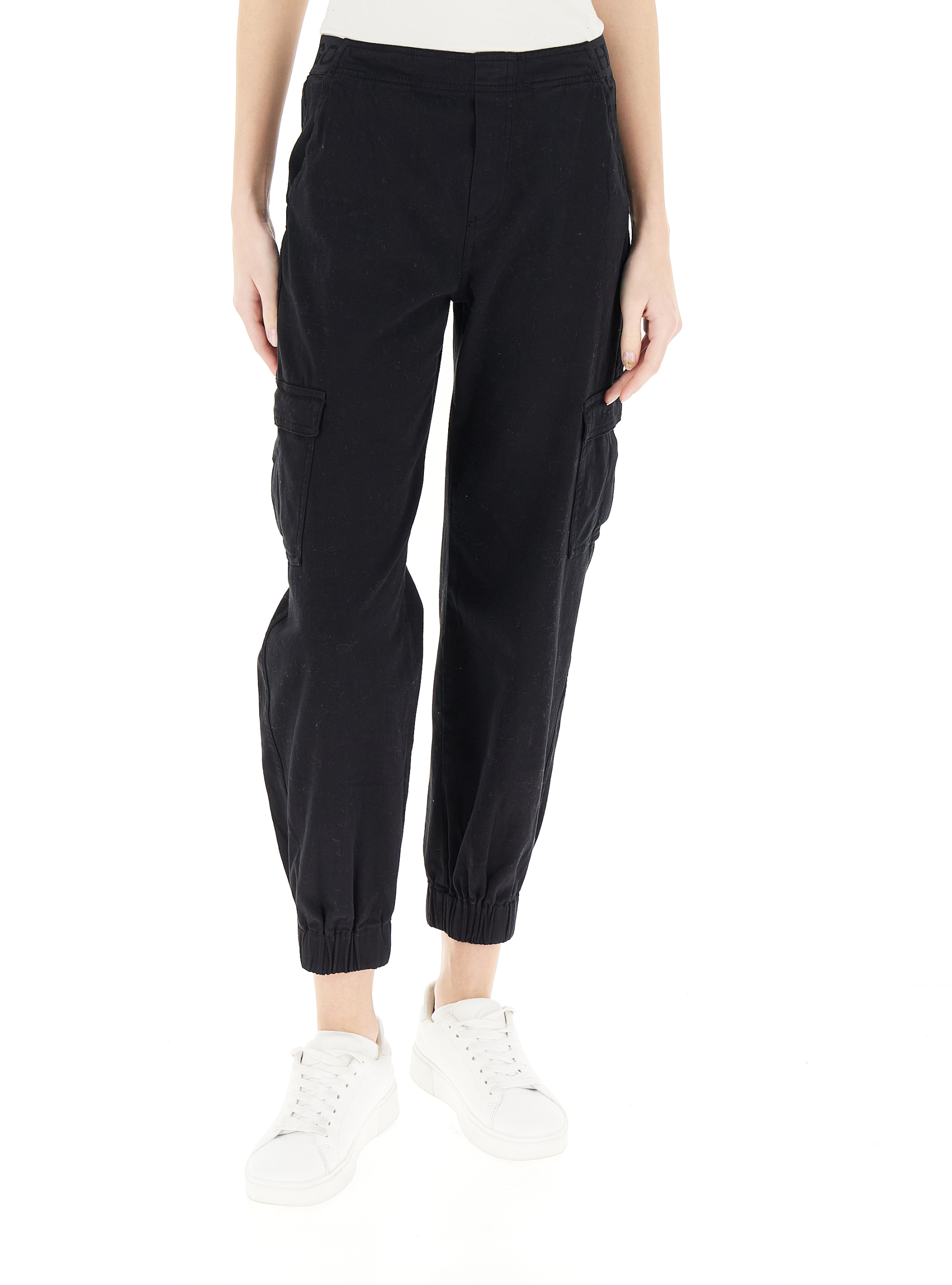 DEHA Pantalone cargo NERO
