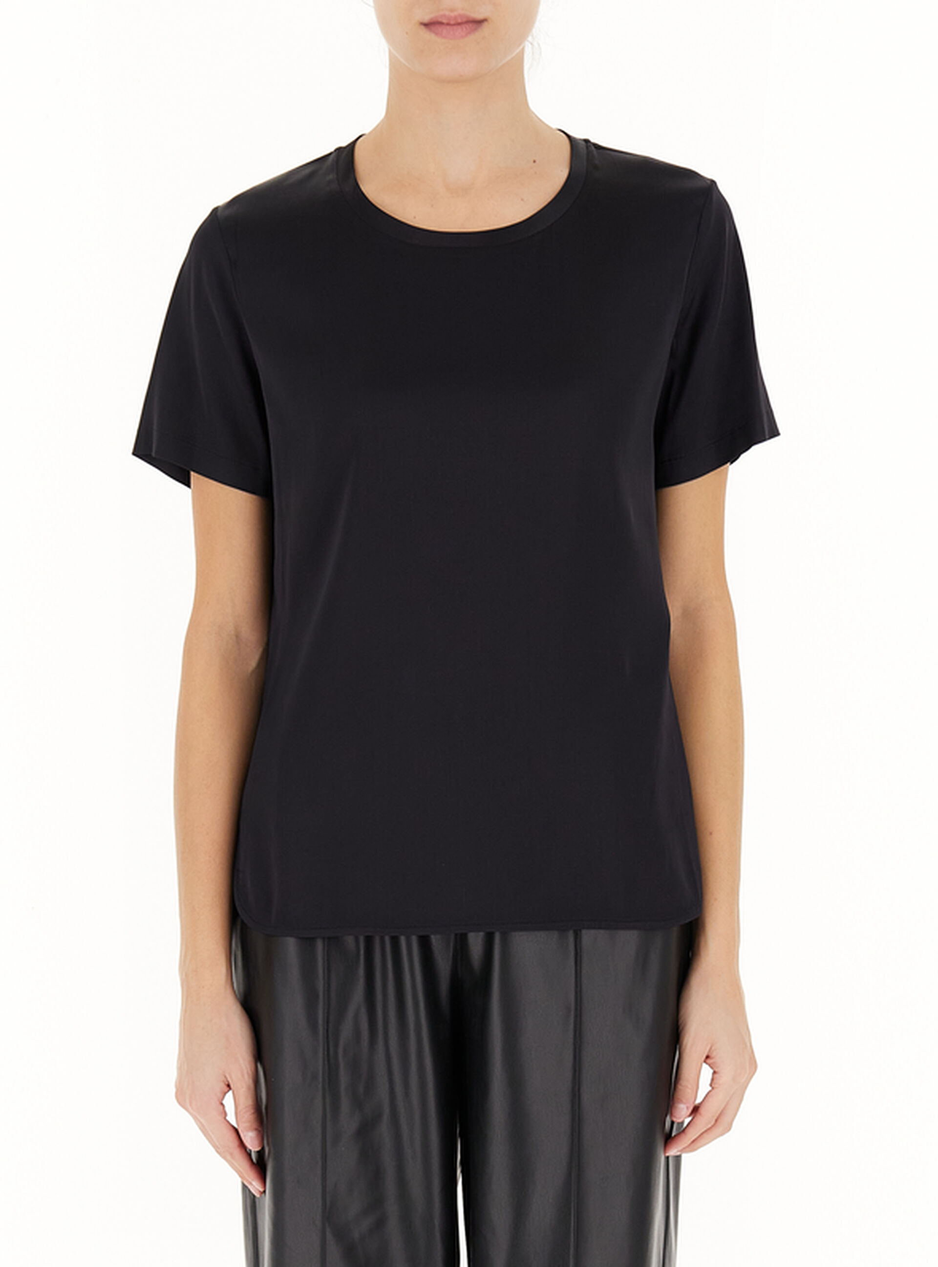 LIU JO Blusa in raso LIU JEANS NERO