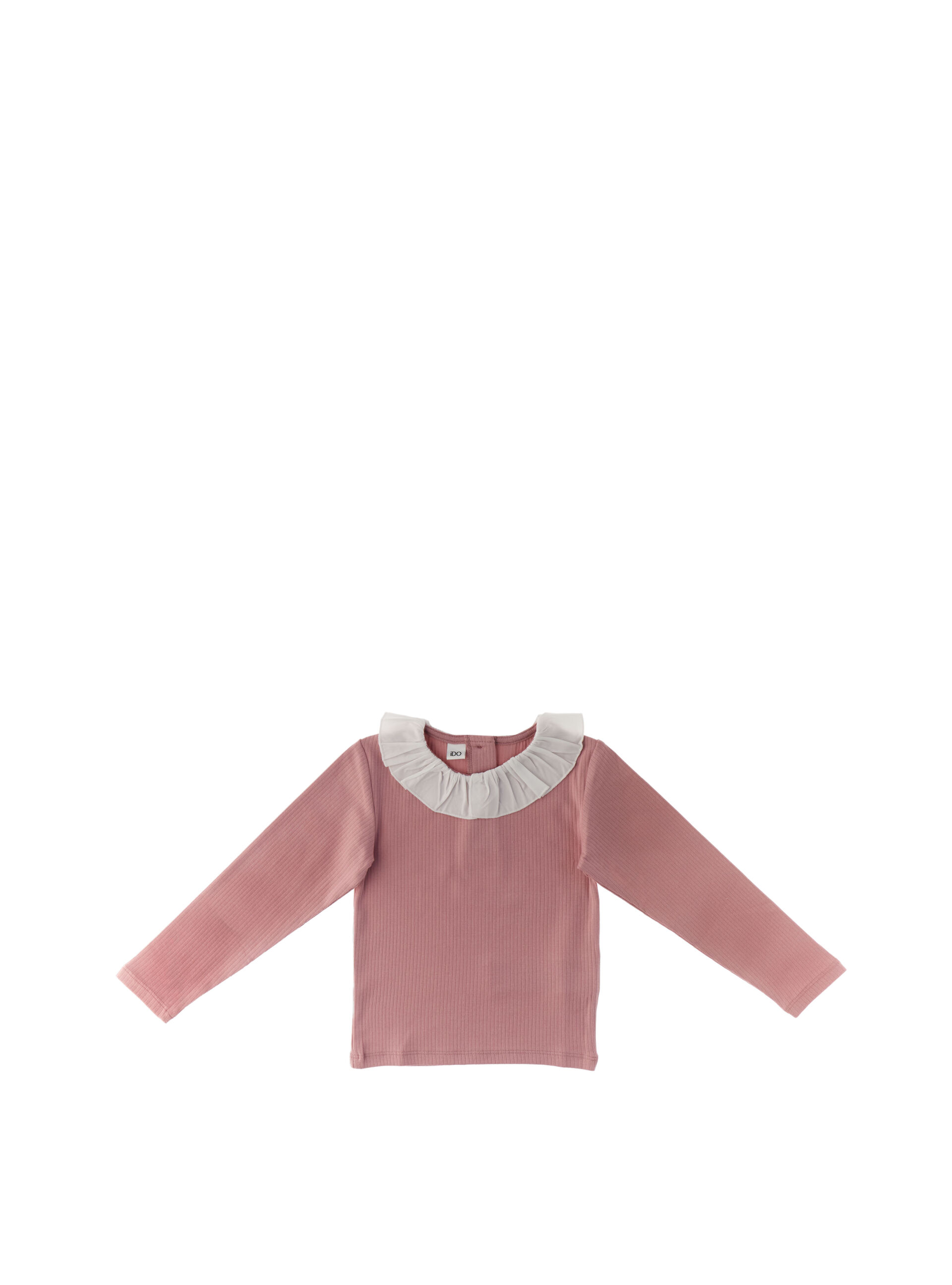 Maglia con colletto ROSA ANTICO 4A