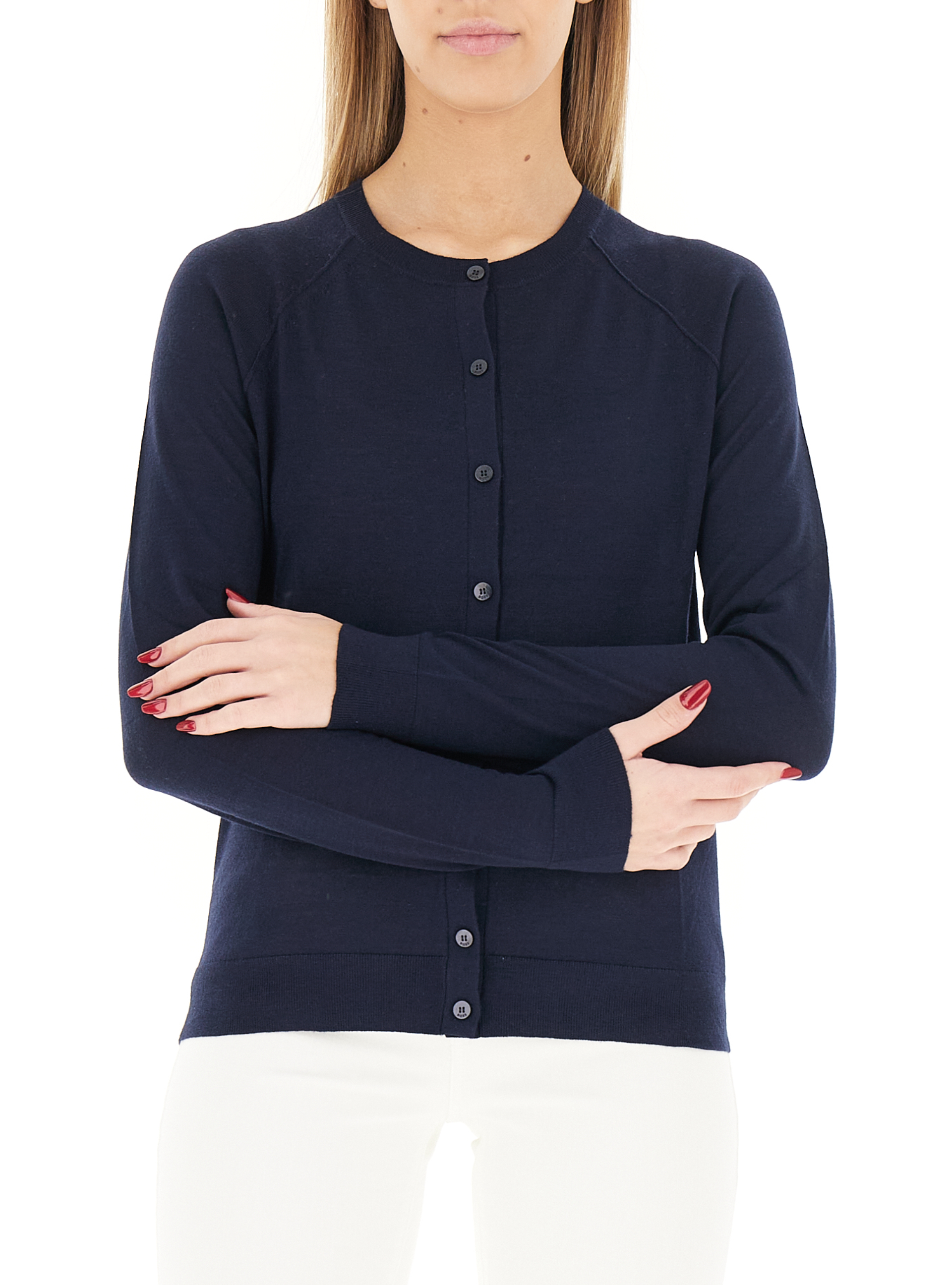 Cardigan lana vergine BOSS BLU NAVY S