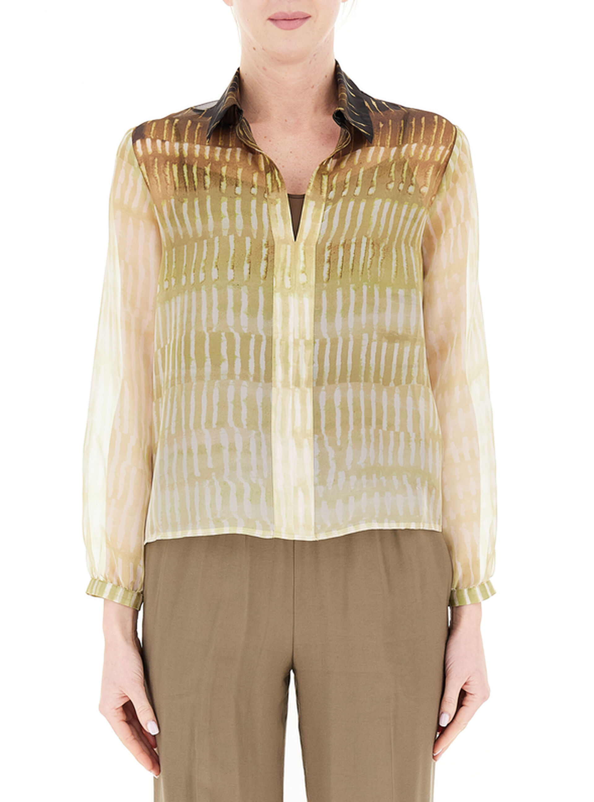 Blusa maniche lunghe LIU JEANS SABBIA 40