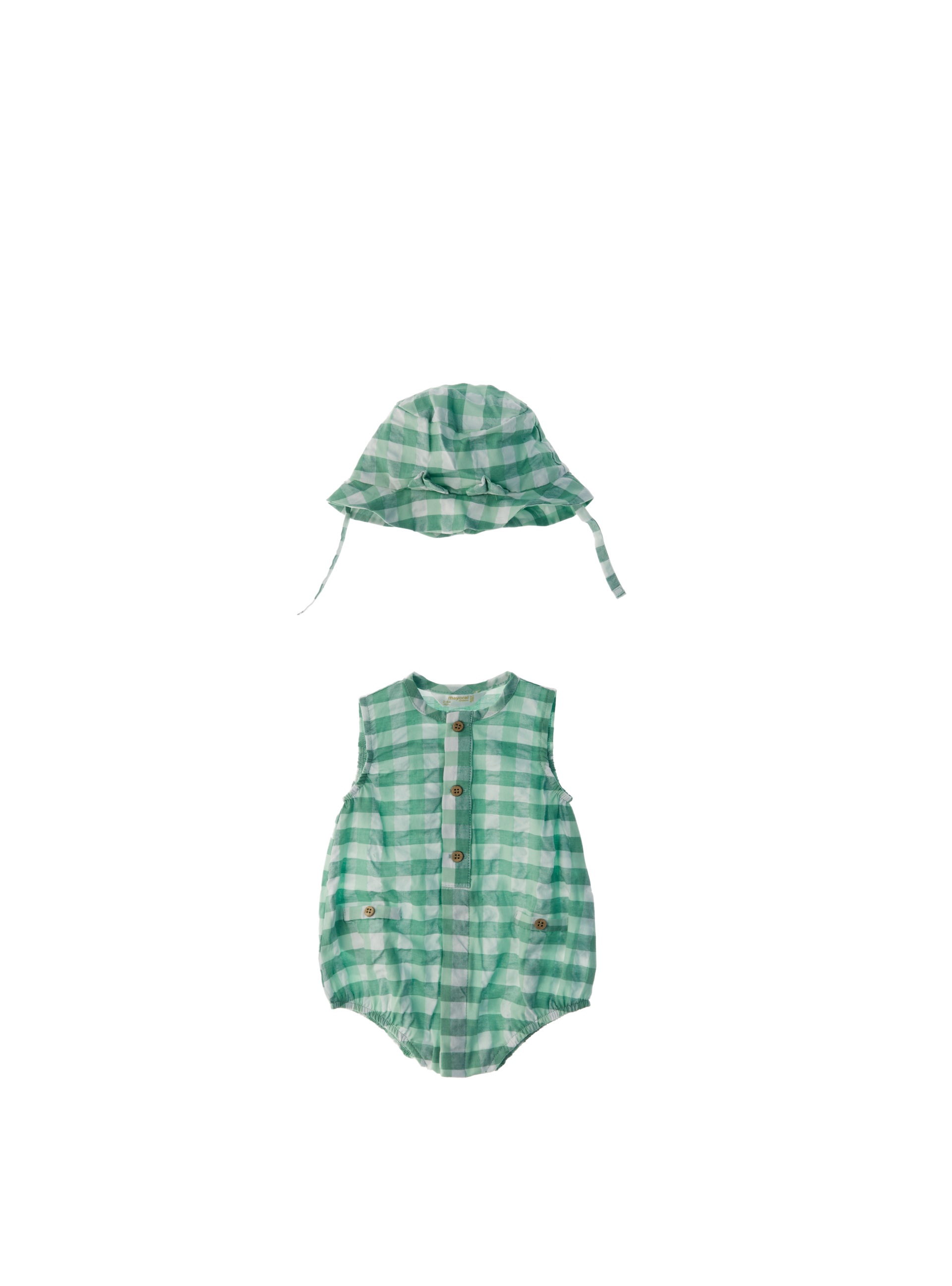 Pagliaccetto in cotone VERDE