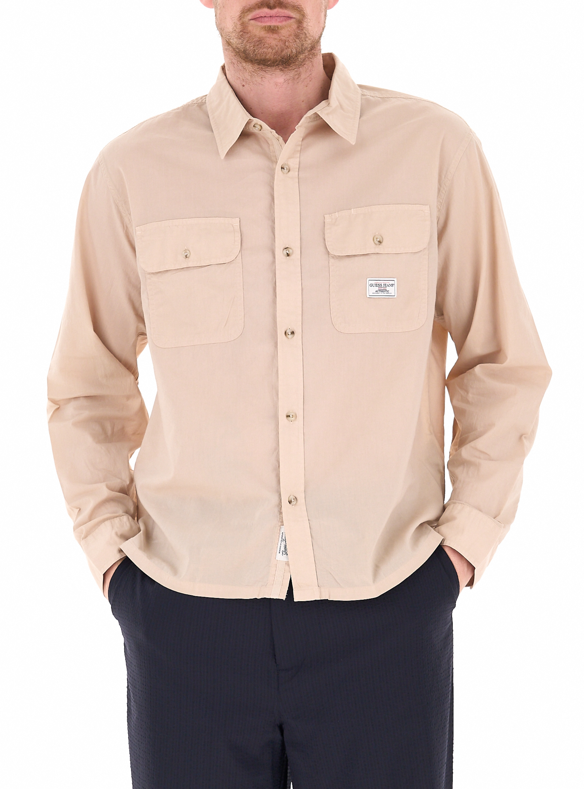 Camicia maniche lunghe BEIGE