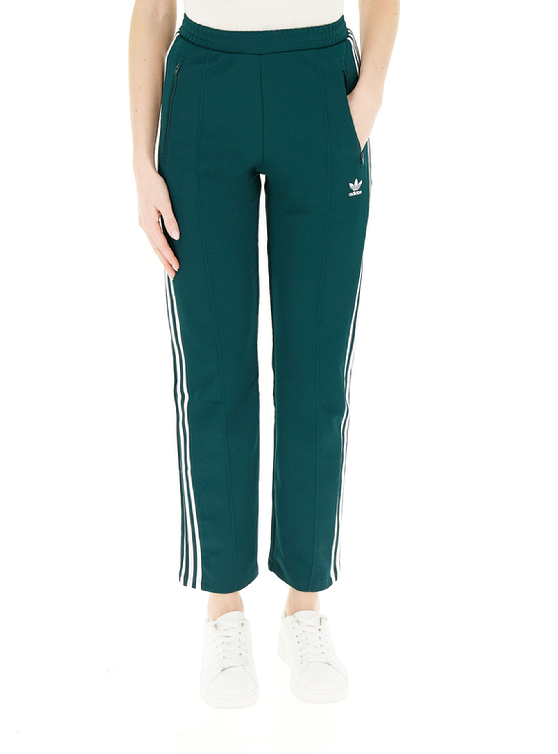 Pantalone misto cotone VERDE SCURO S