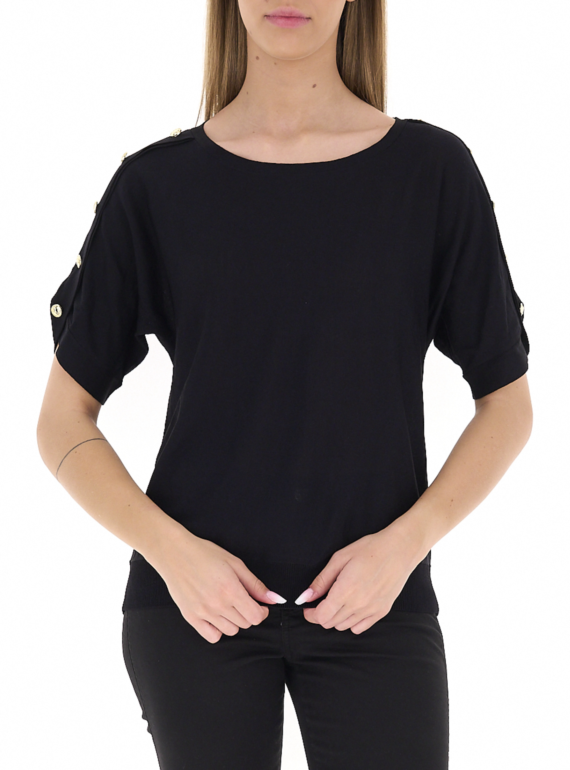 Maglia girocollo NERO