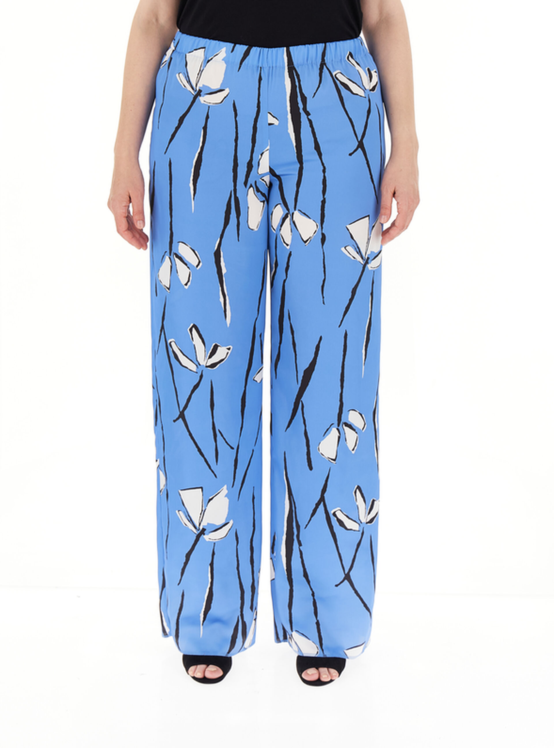 Pantalone in raso BLU 52