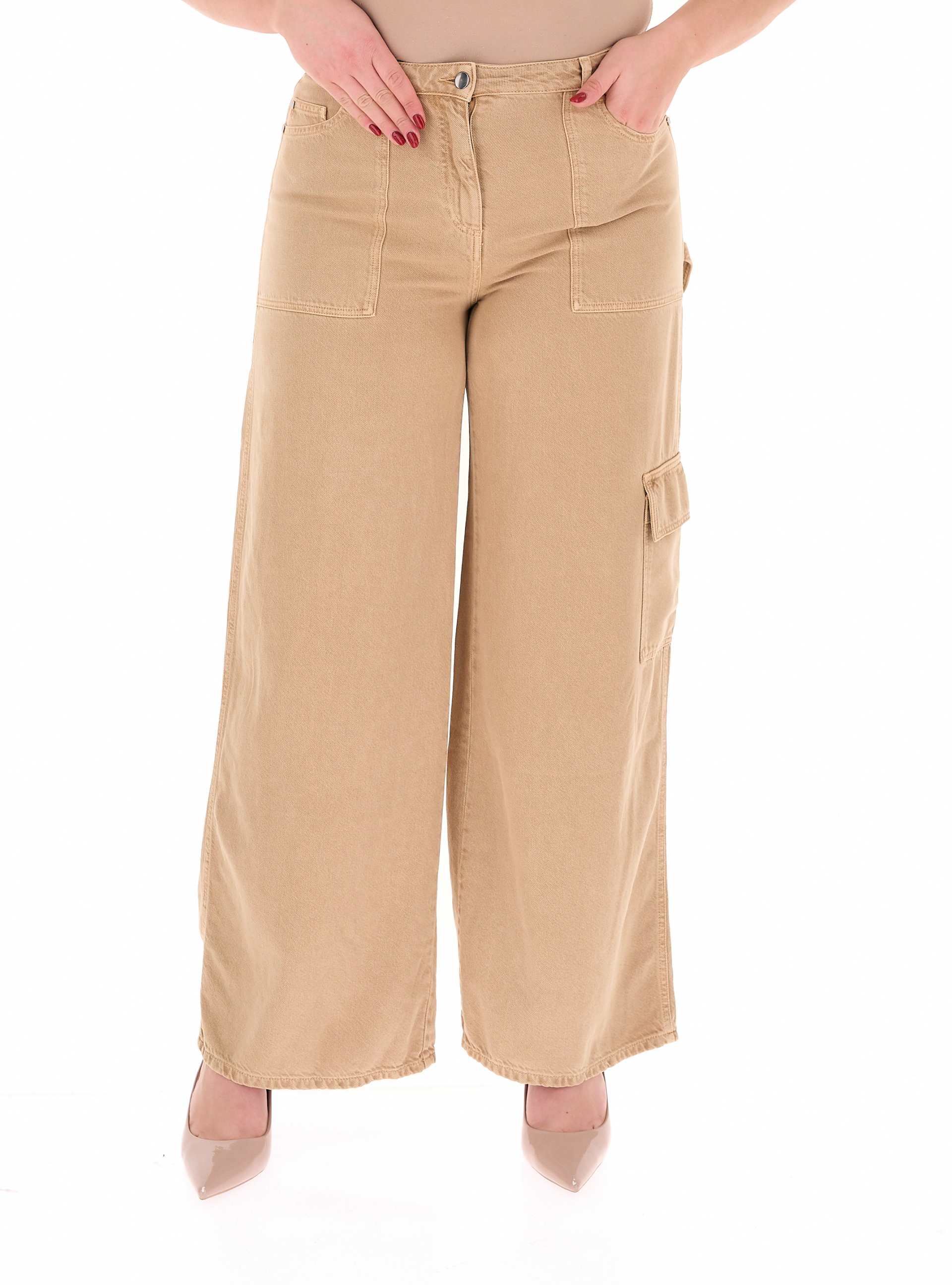 Pantalone cargo CAMMELLO 25