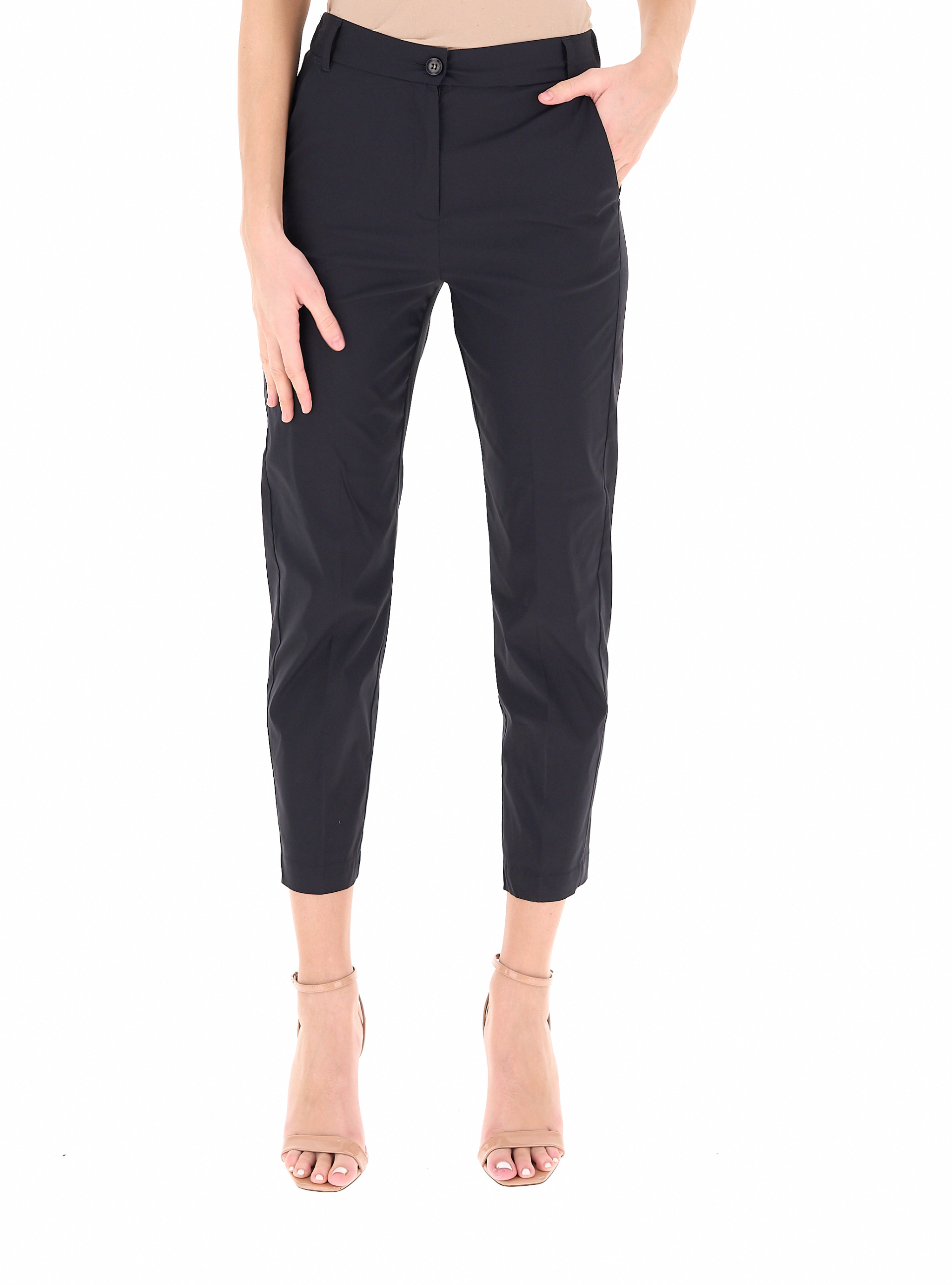 I BLUES Pantalone in cotone NERO