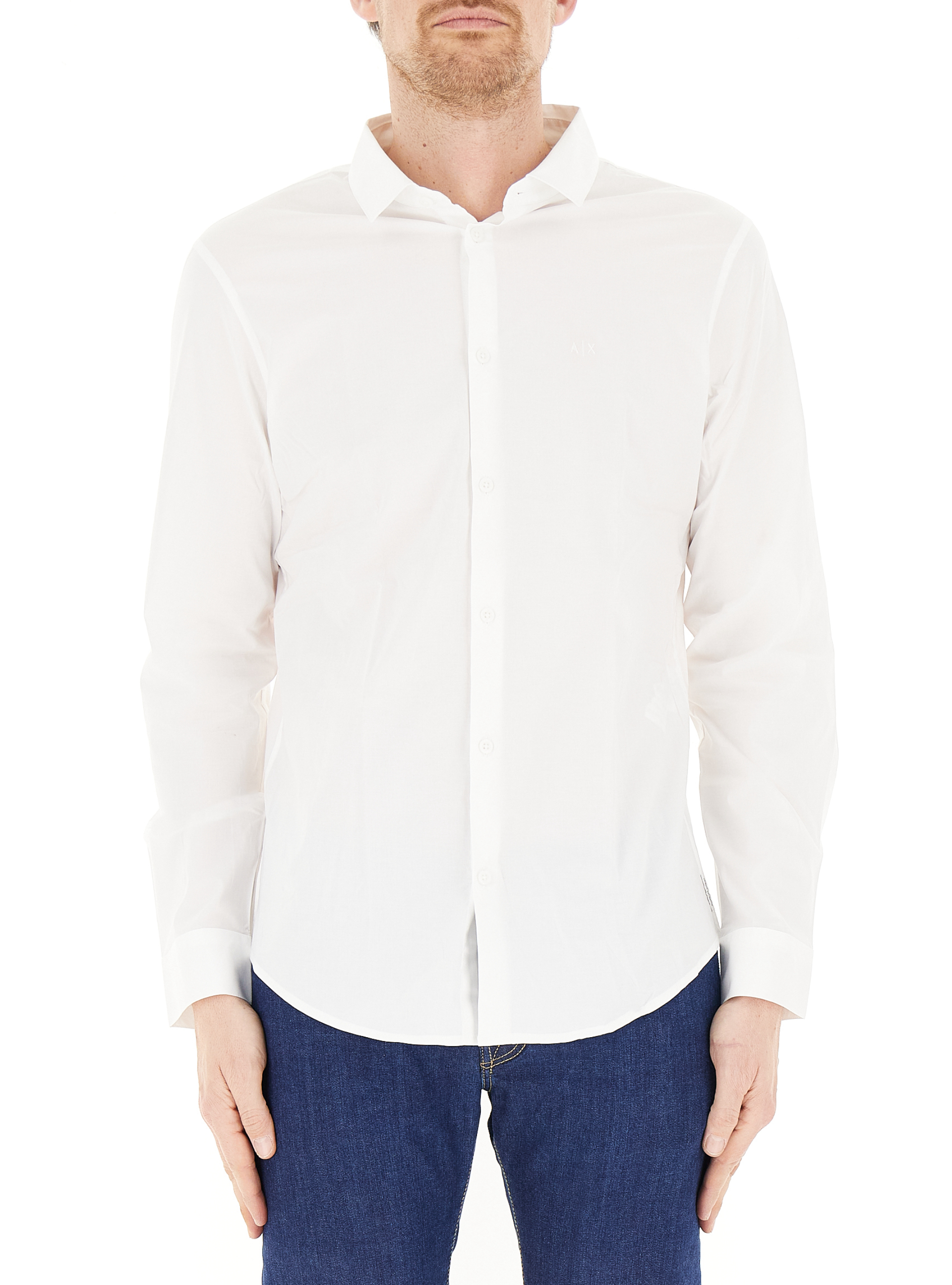 Camicia in cotone PANNA