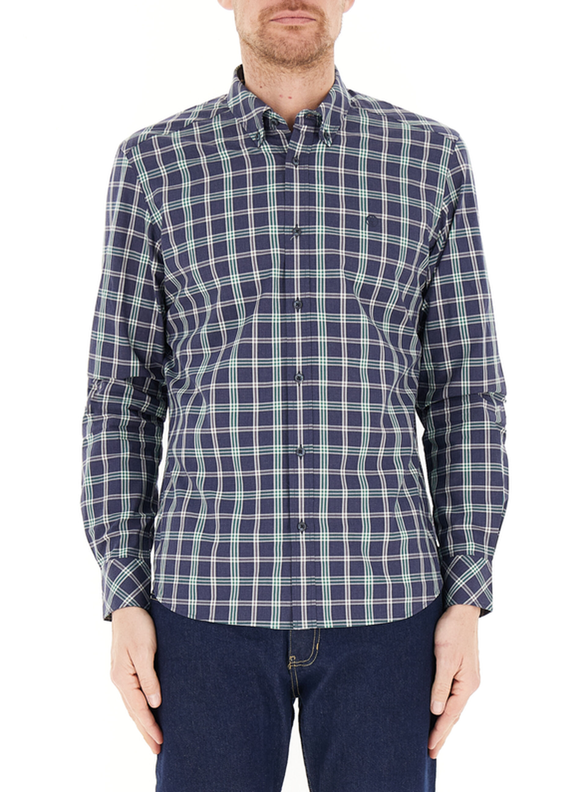 Camicia a quadri BLU NAVY L