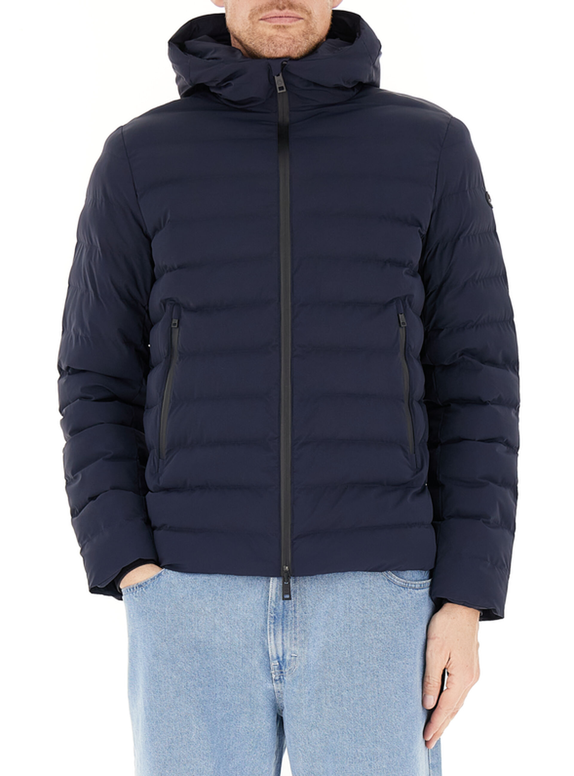 Piumino stretch BLU NAVY 56