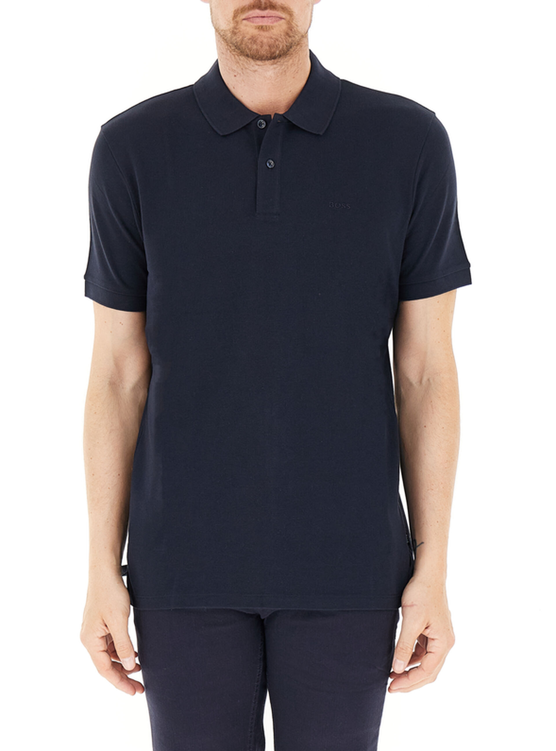 Polo in cotone BOSS BLU NOTTE M