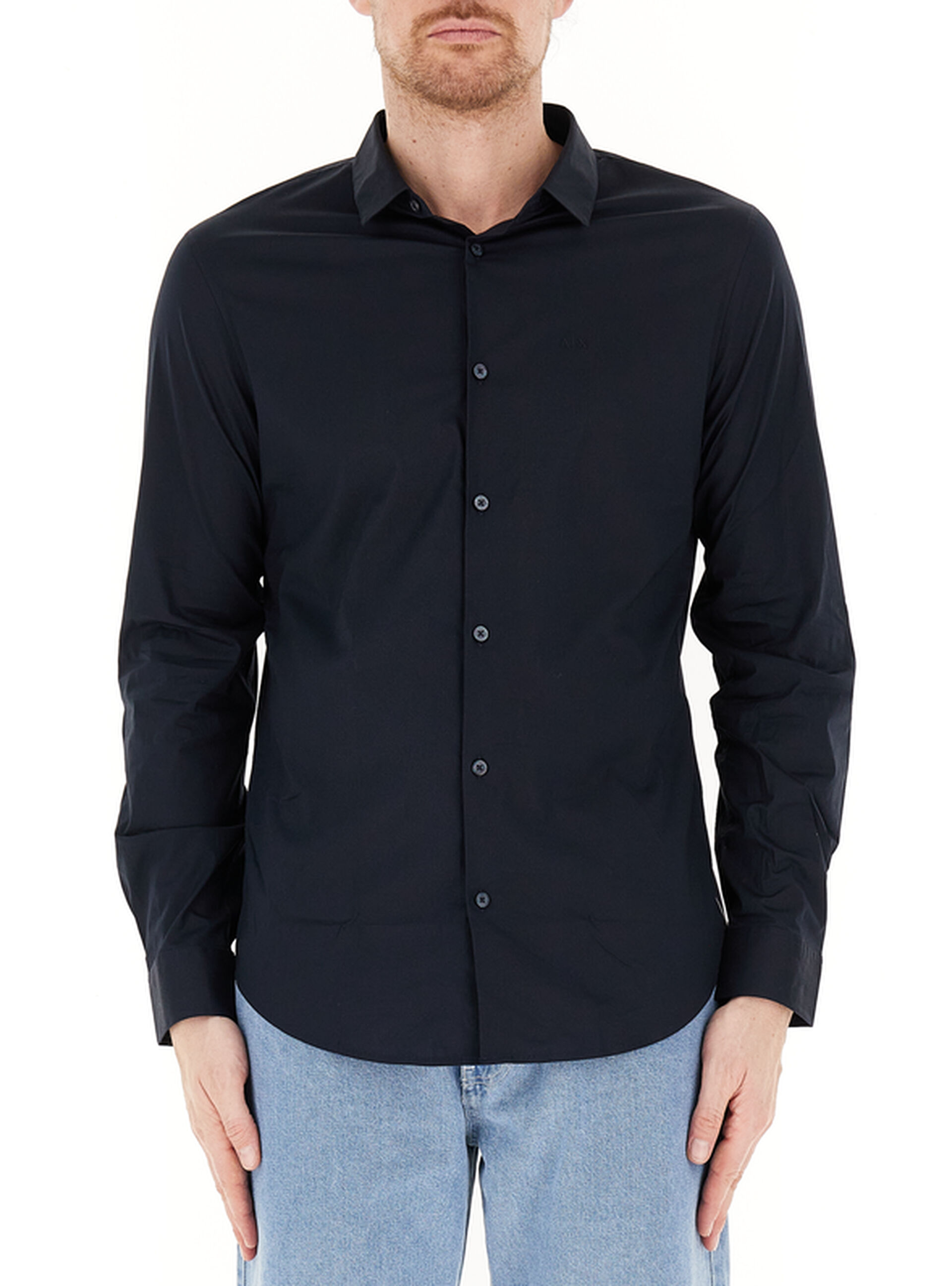 Camicia in cotone NERO