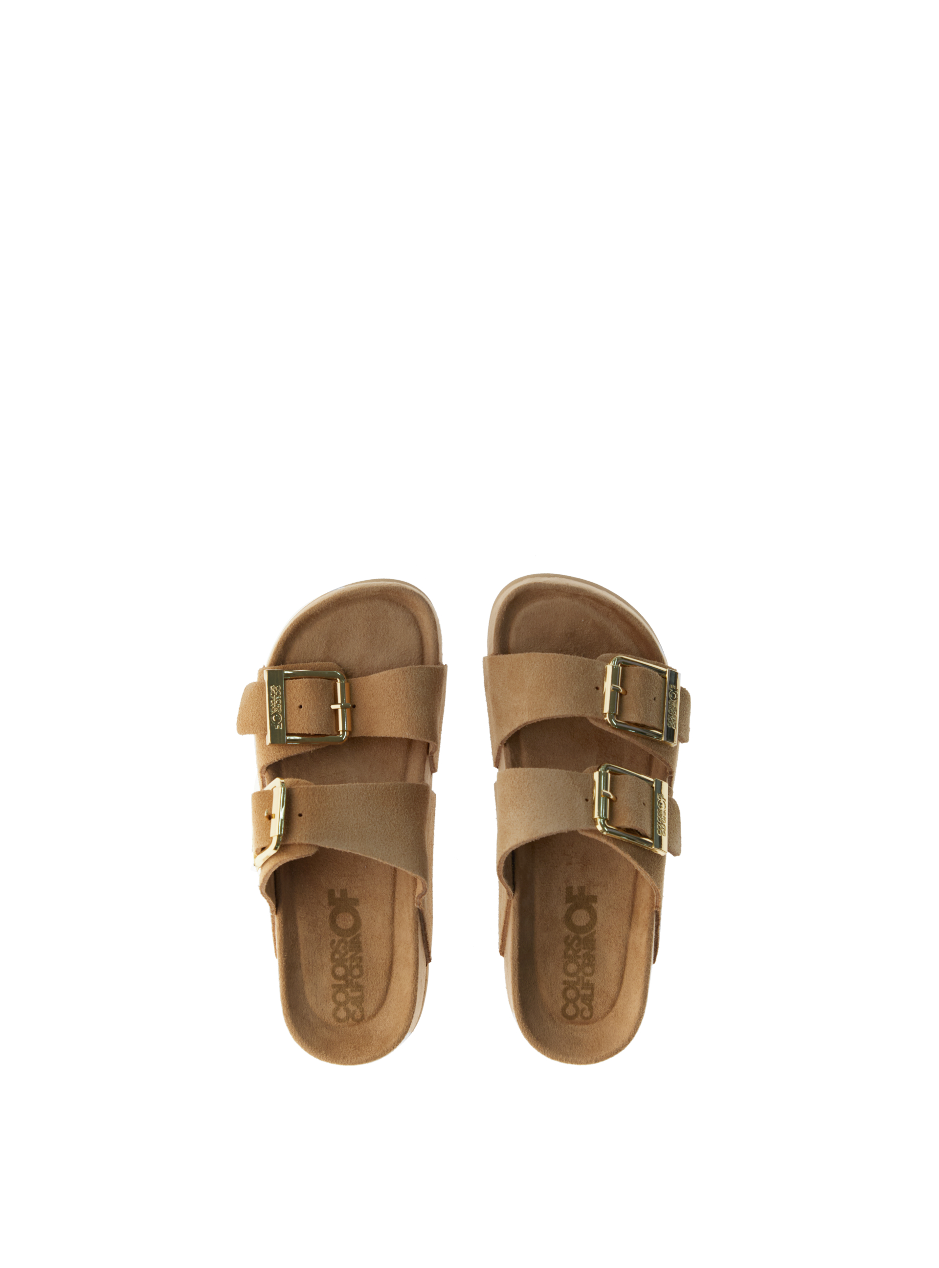 Ciabatte in pelle CAMMELLO 38