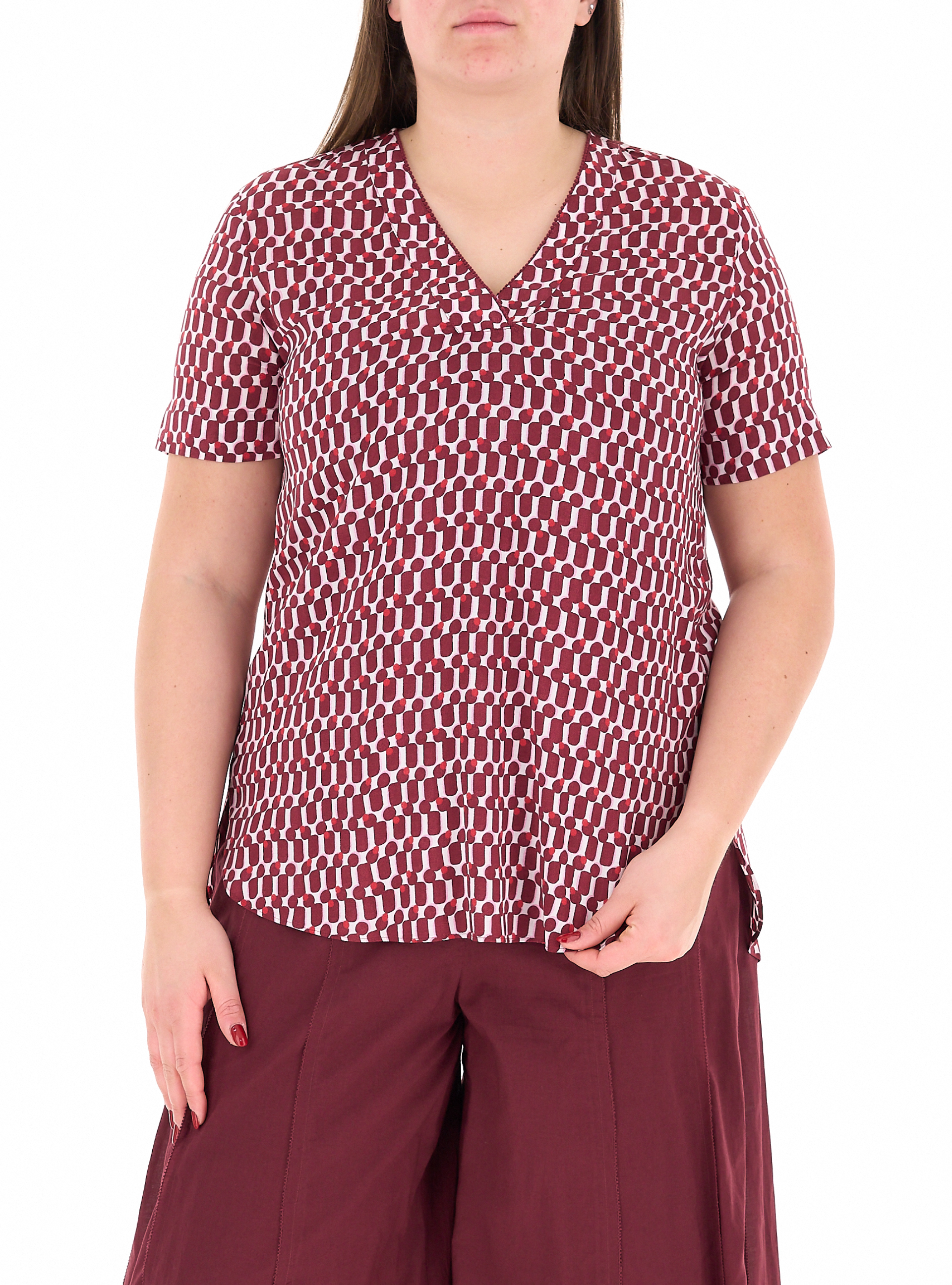 Blusa scollo a V MARINA RINALDI