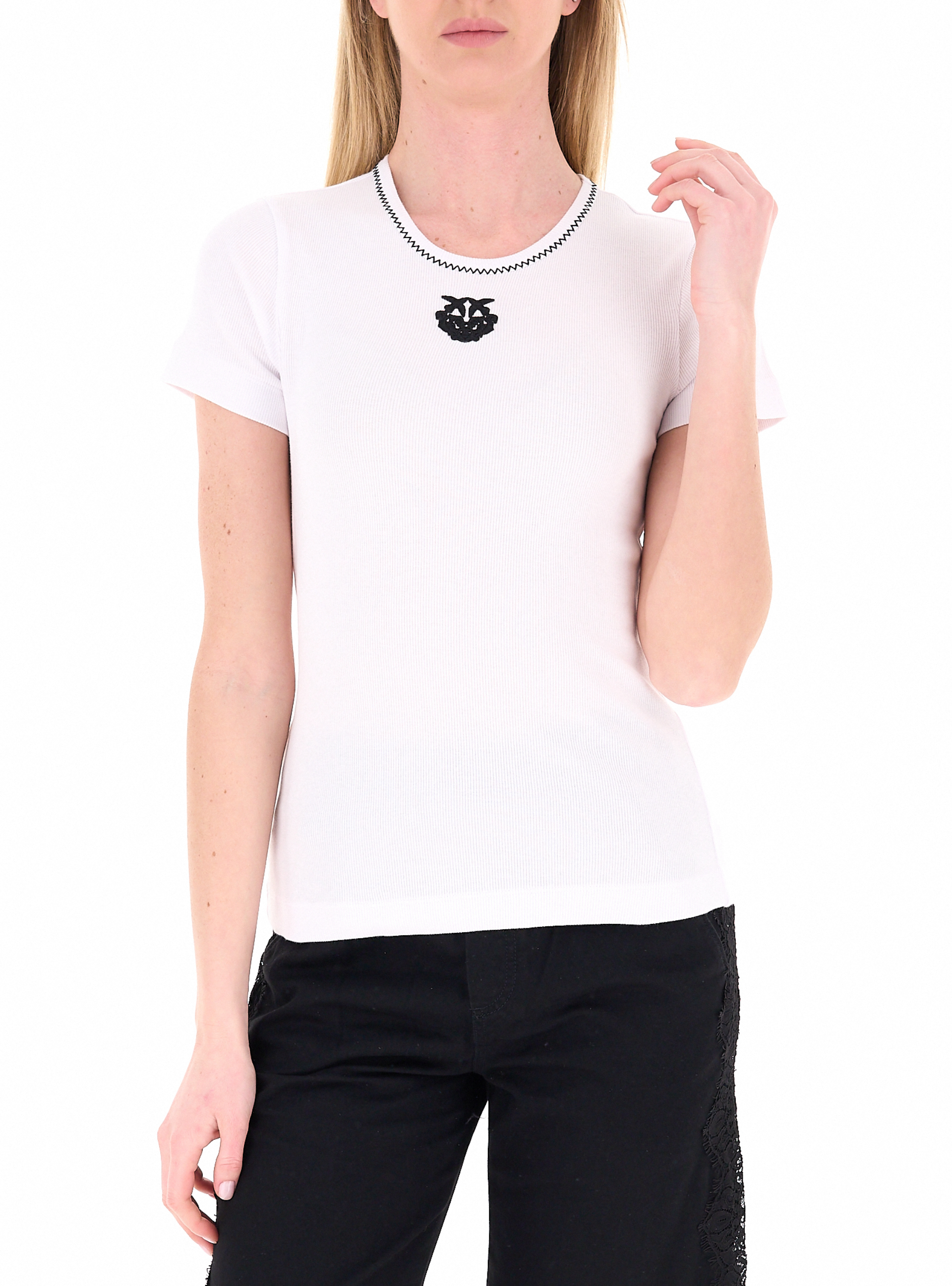 Pinko T-shirt girocollo BIANCO