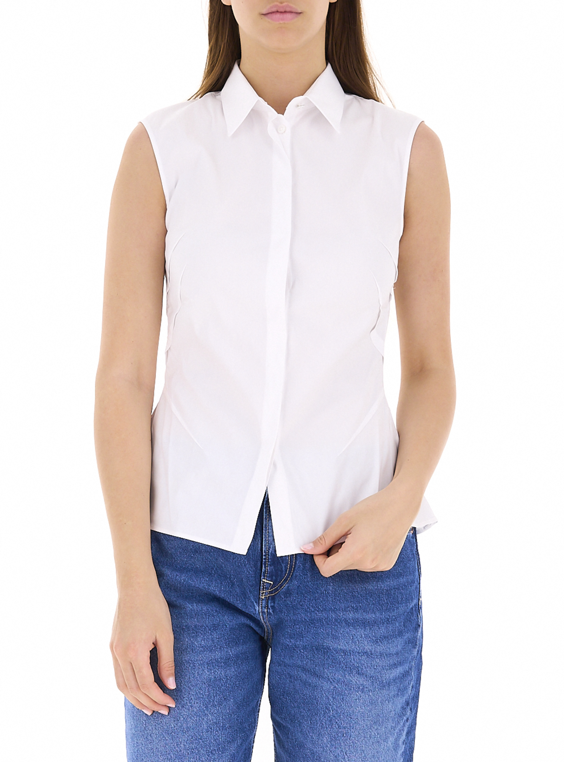 Camicia smanicata BOSS PANNA 46