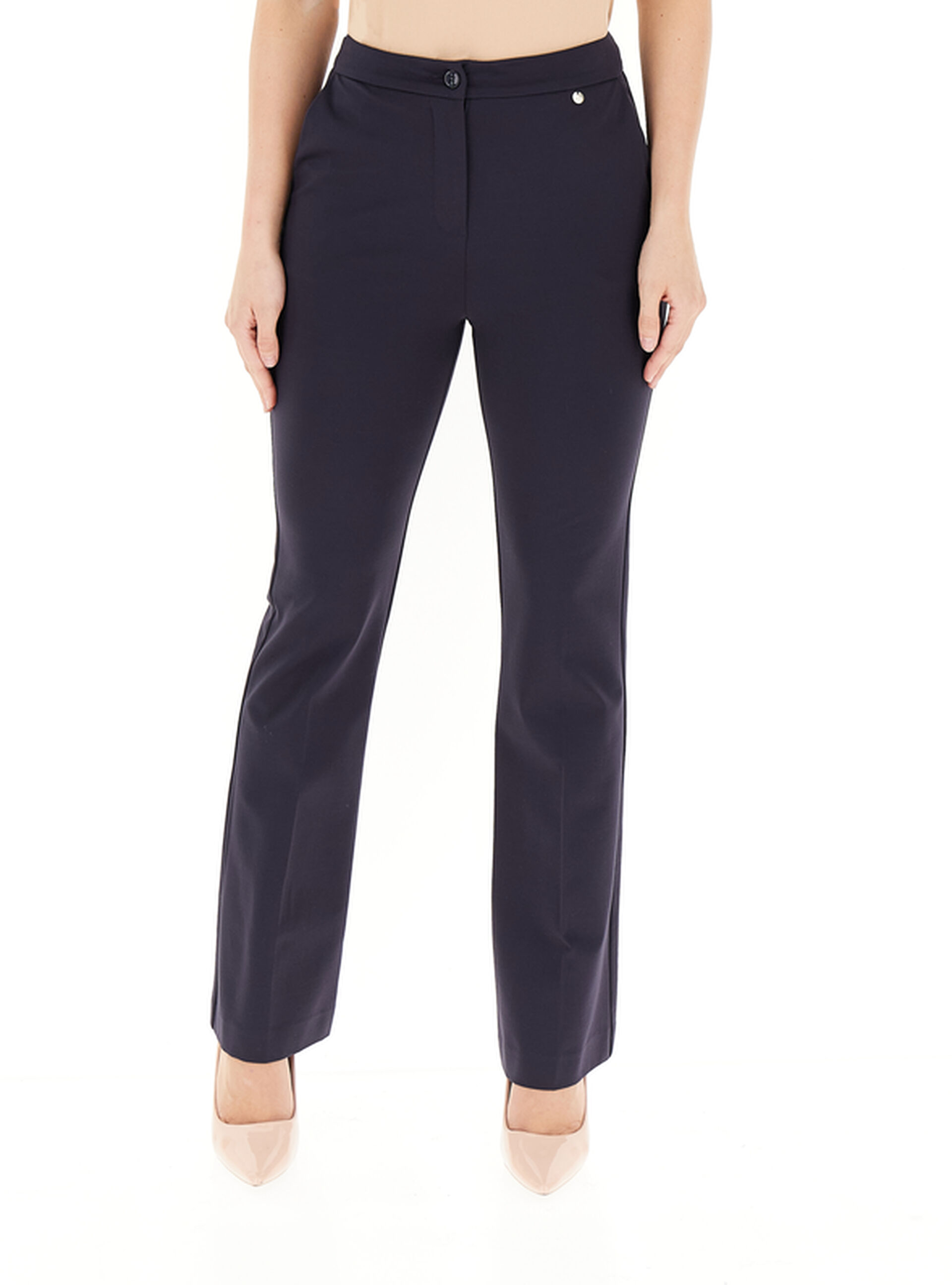 Pantalone flare BLU SCURO