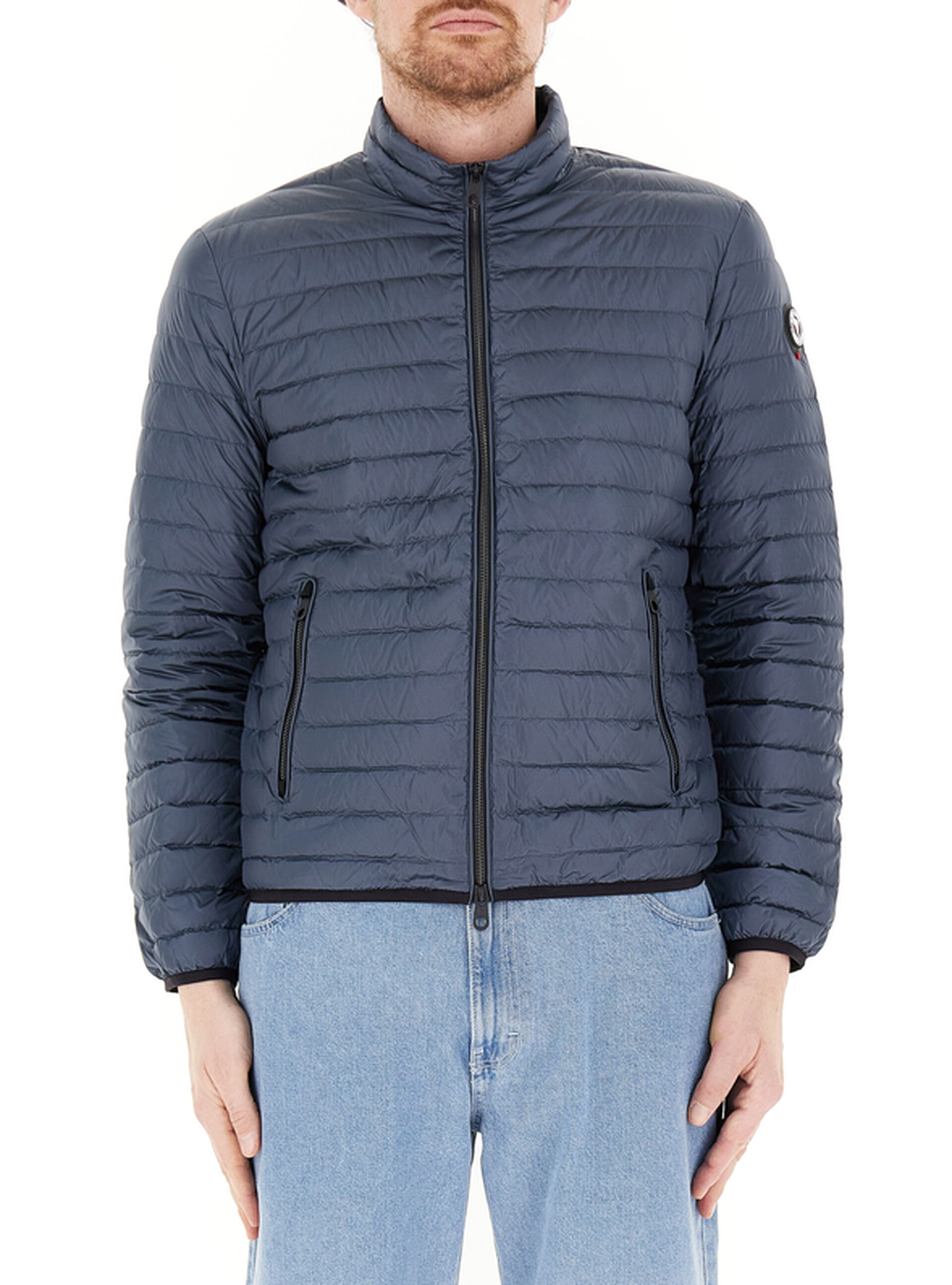Piumino con zip BLU AVIO 50