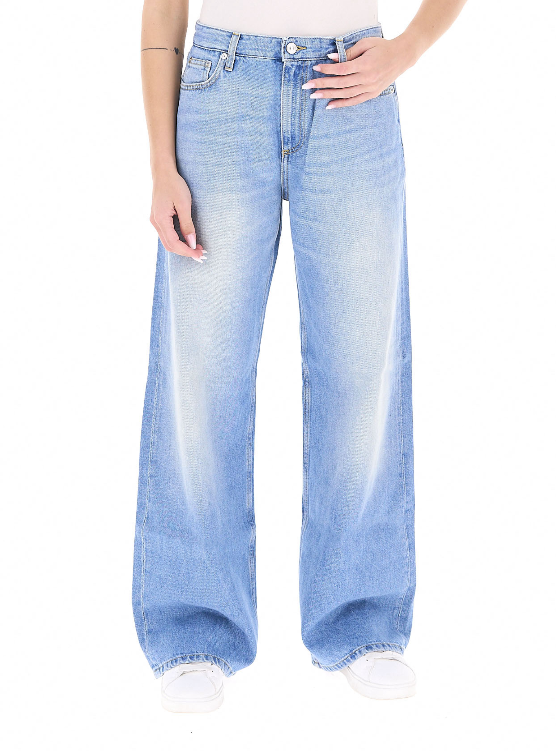 Jeans wide leg AZZURRO 32