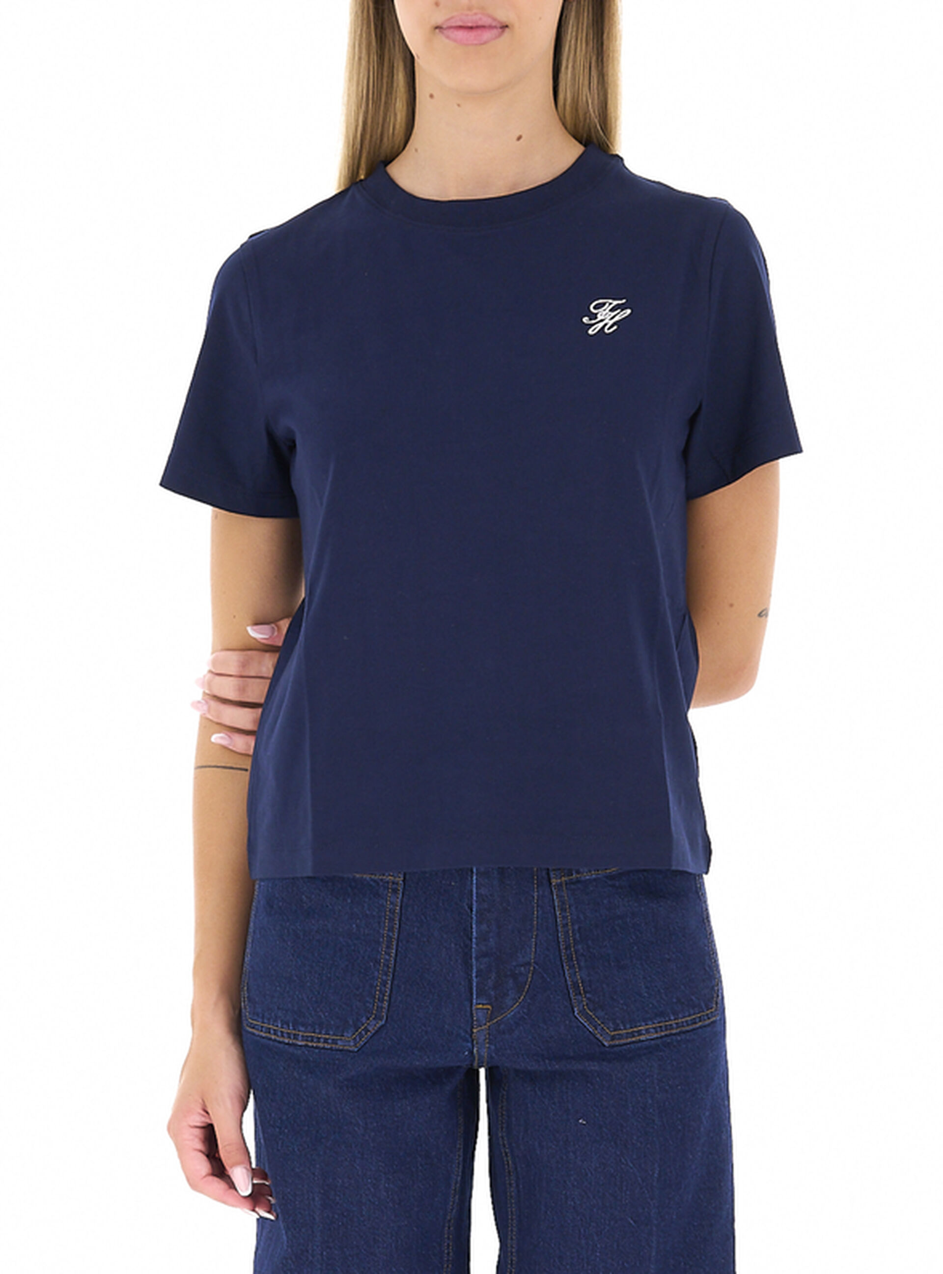 T-shirt girocollo BLU NAVY M
