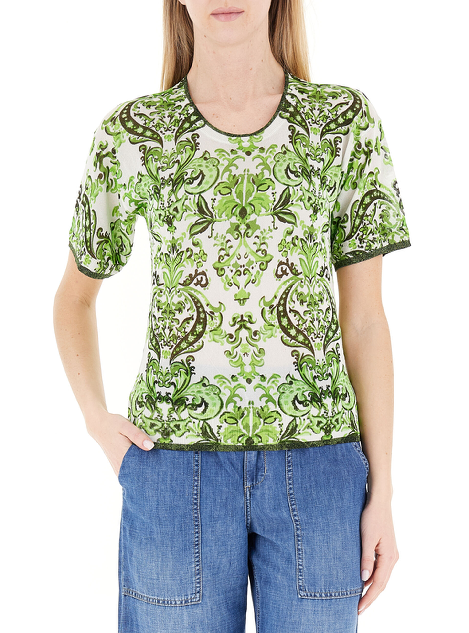 Maglia maniche corte LIU JEANS VERDE L