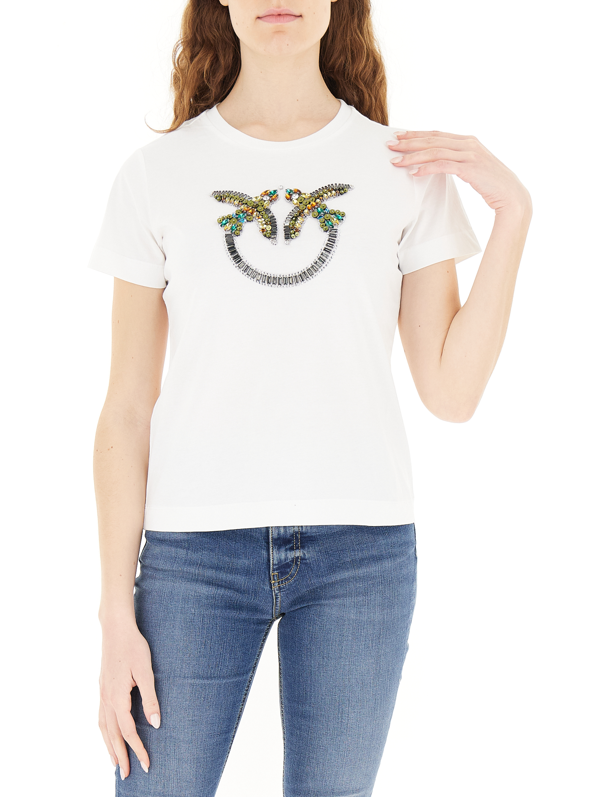 Pinko T-shirt girocollo BIANCO XL