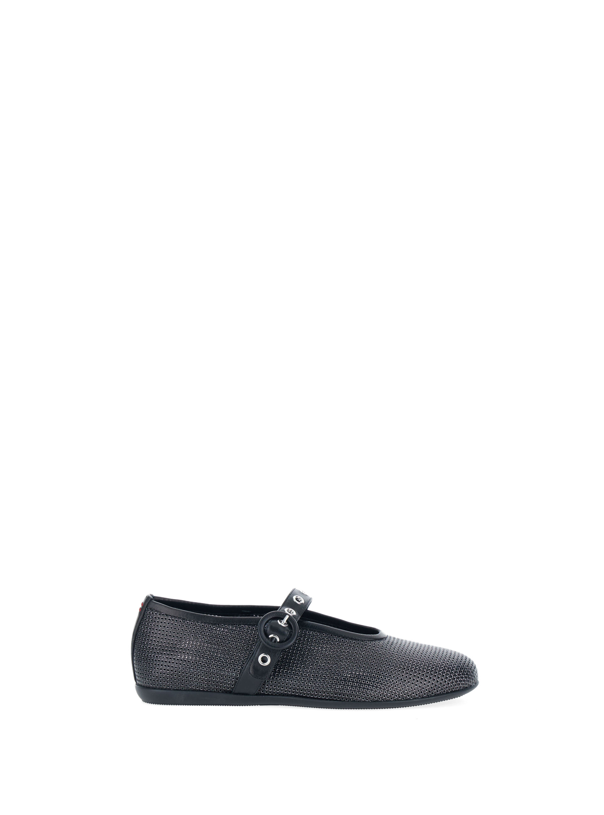 Ballerine con strass NERO