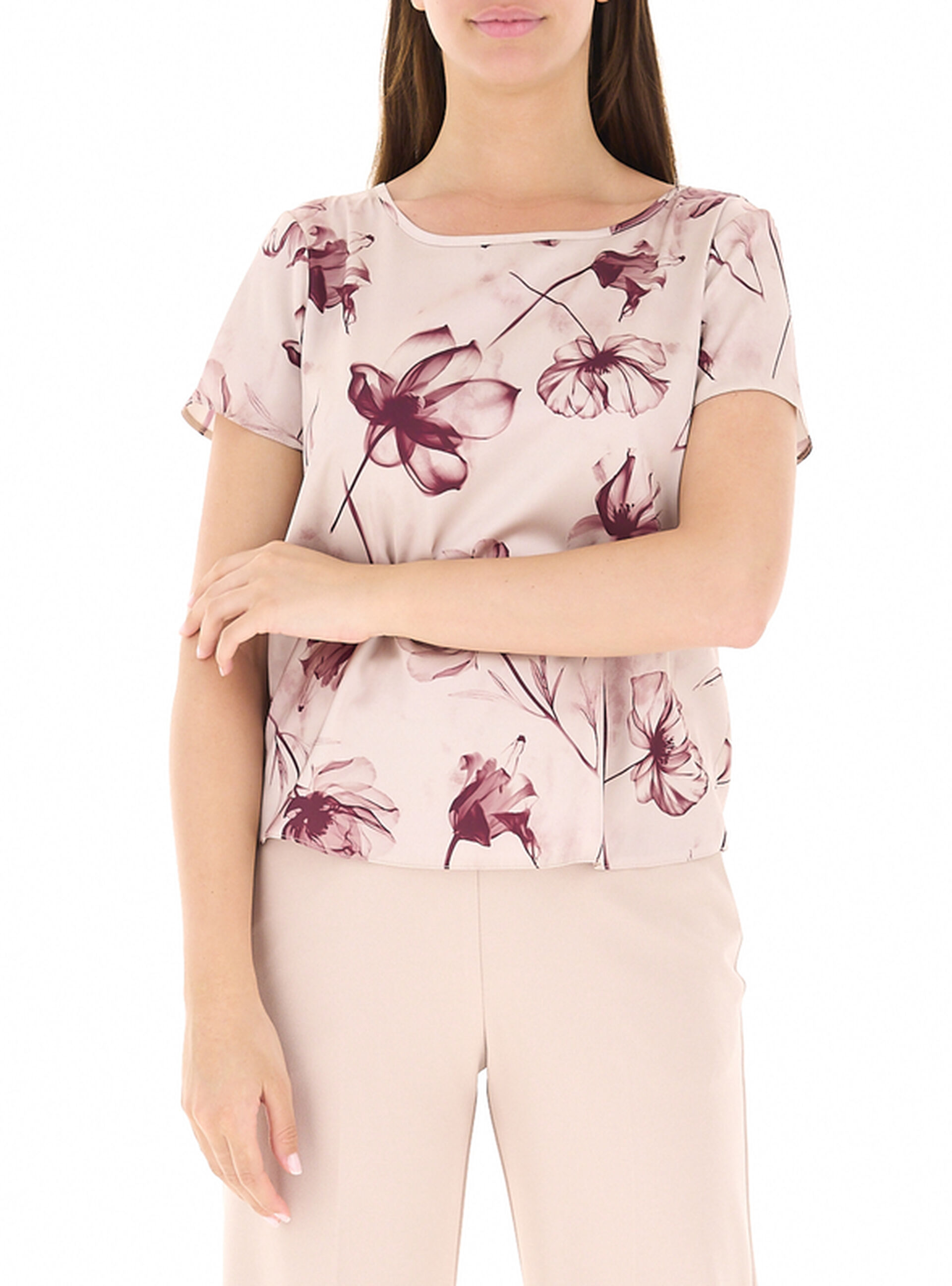 Blusa in satin CIPRIA M