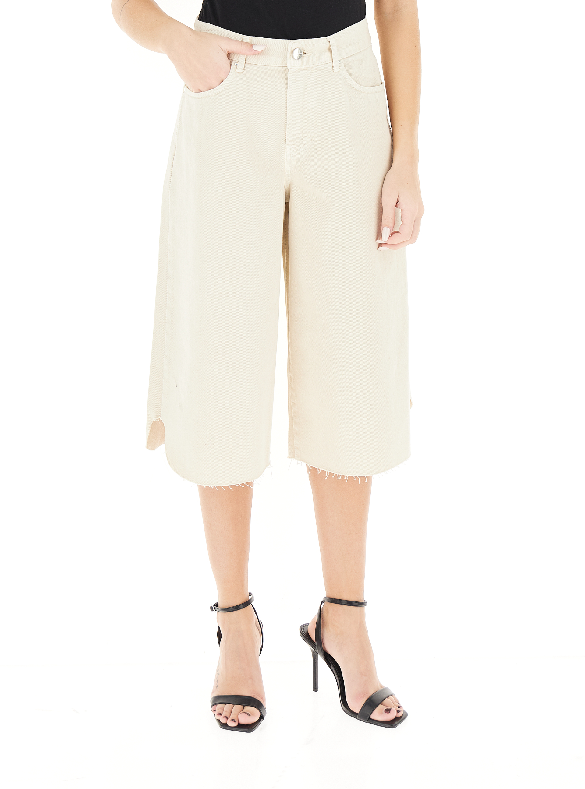 KOCCA Bermuda in cotone BEIGE