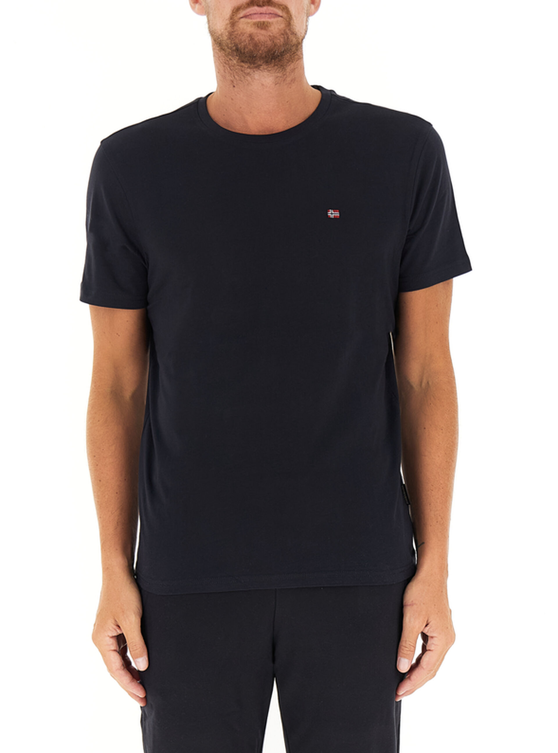 Napapijri T-shirt girocollo NERO