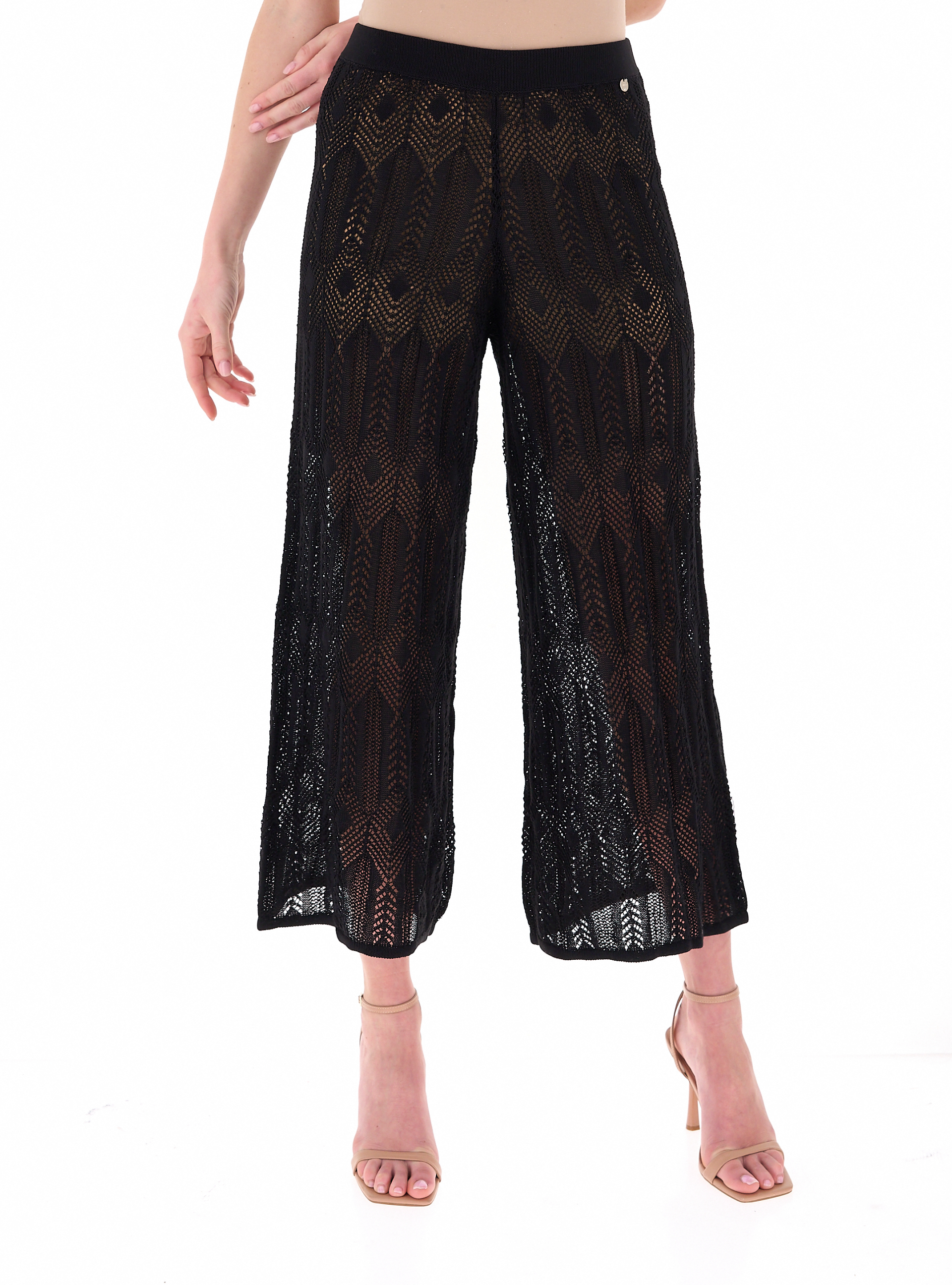 Pantalone in maglia lavorata LIU JEANS NERO L
