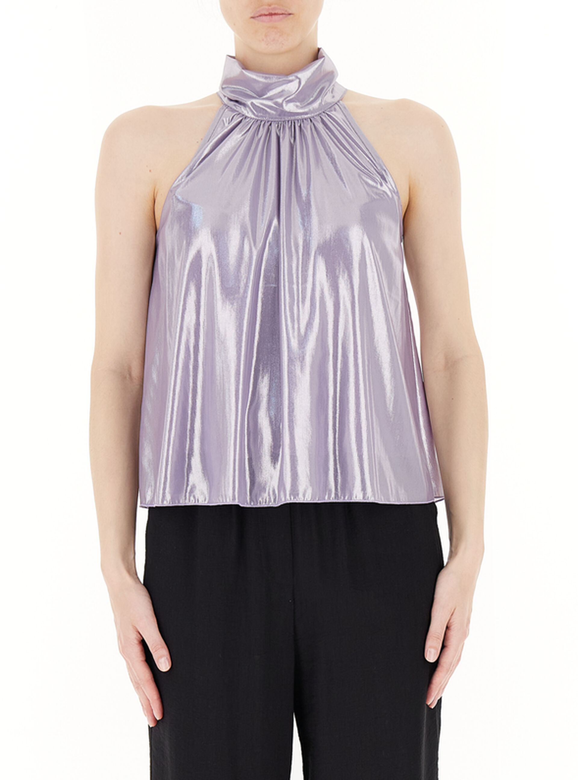 Dixie Top tessuto cangiante VIOLA