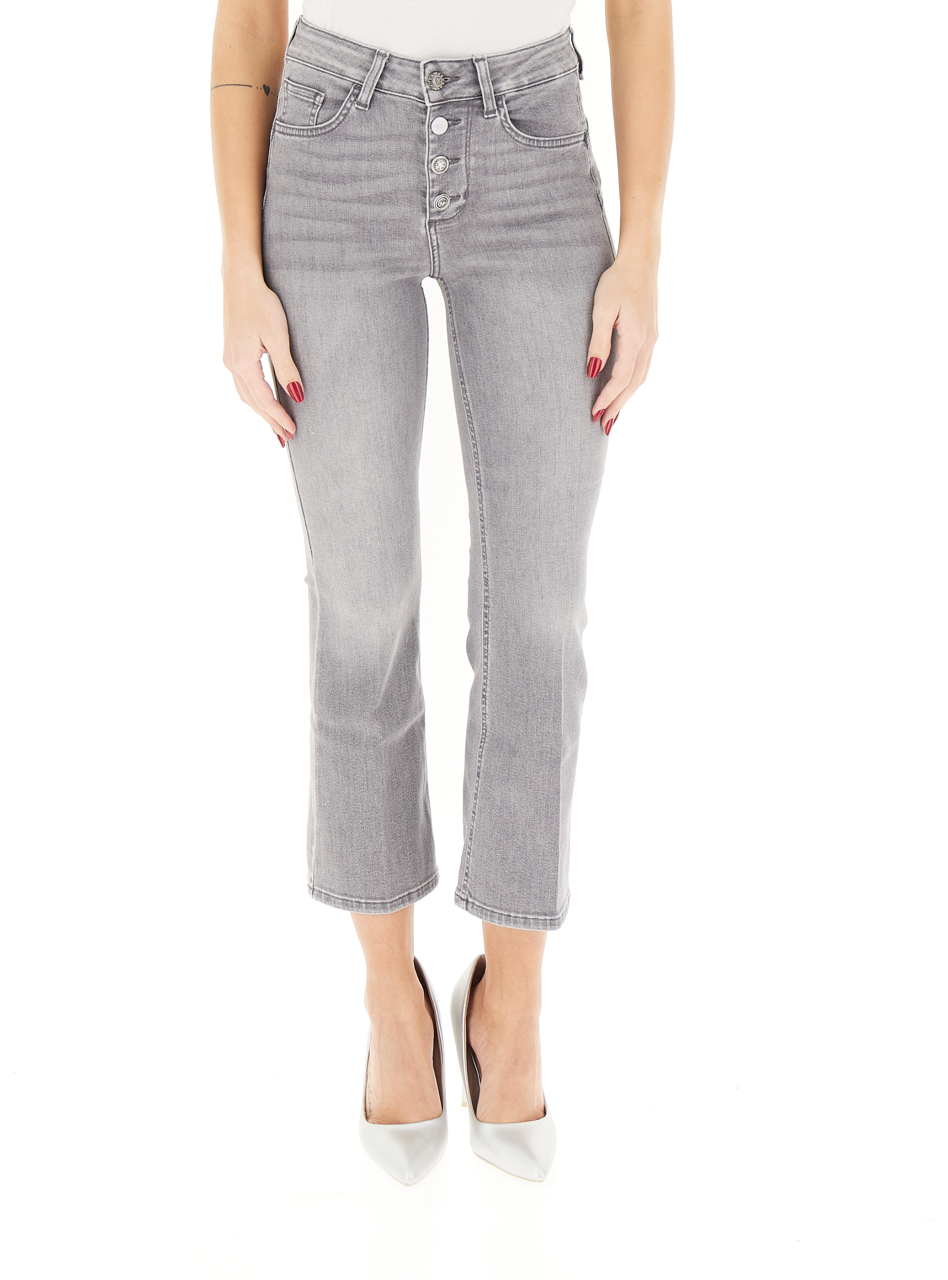 LIU JO Jeans bootcut GRIGIO