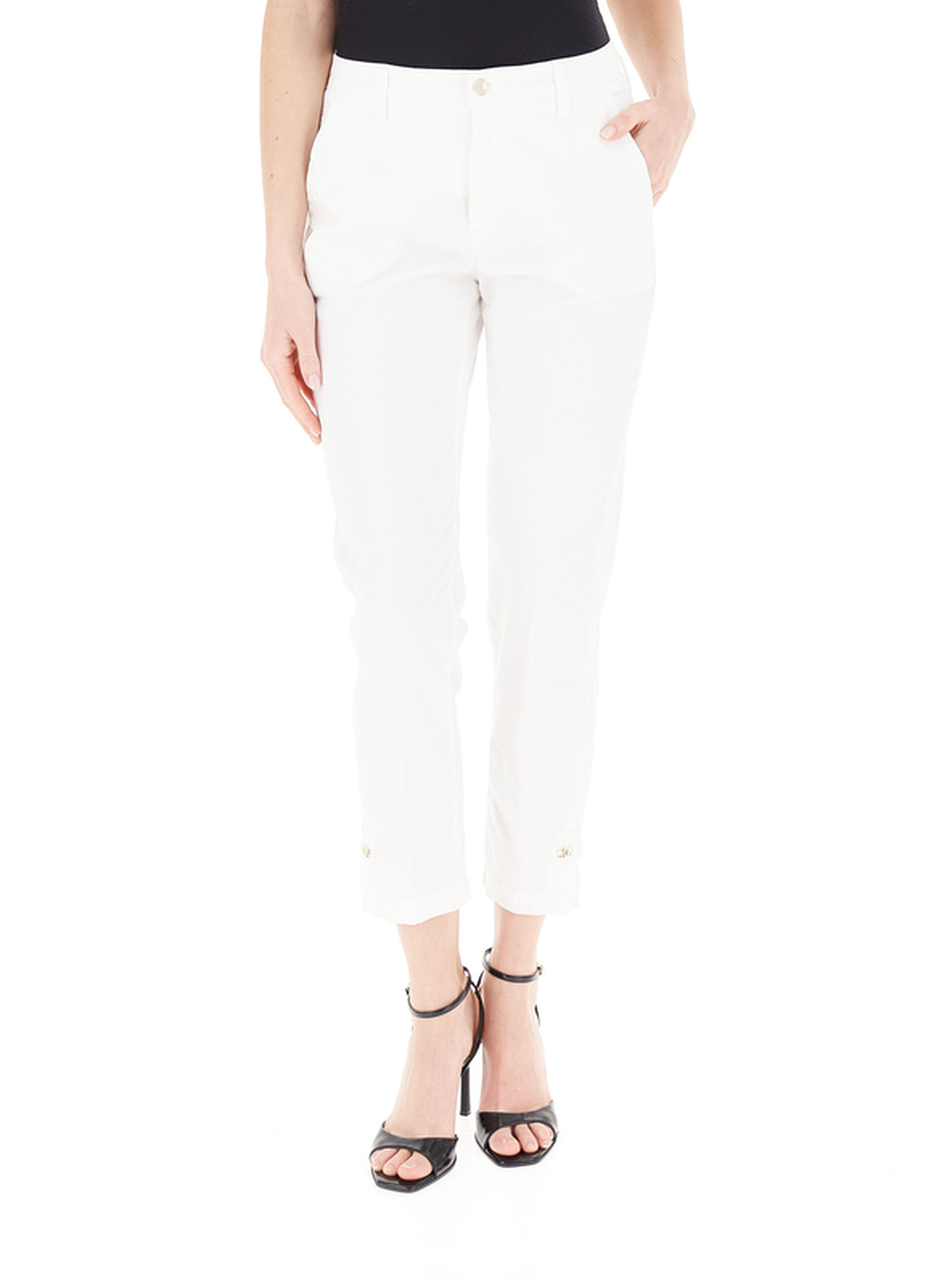 Pantalone a sigaretta LIU JEANS PANNA 25