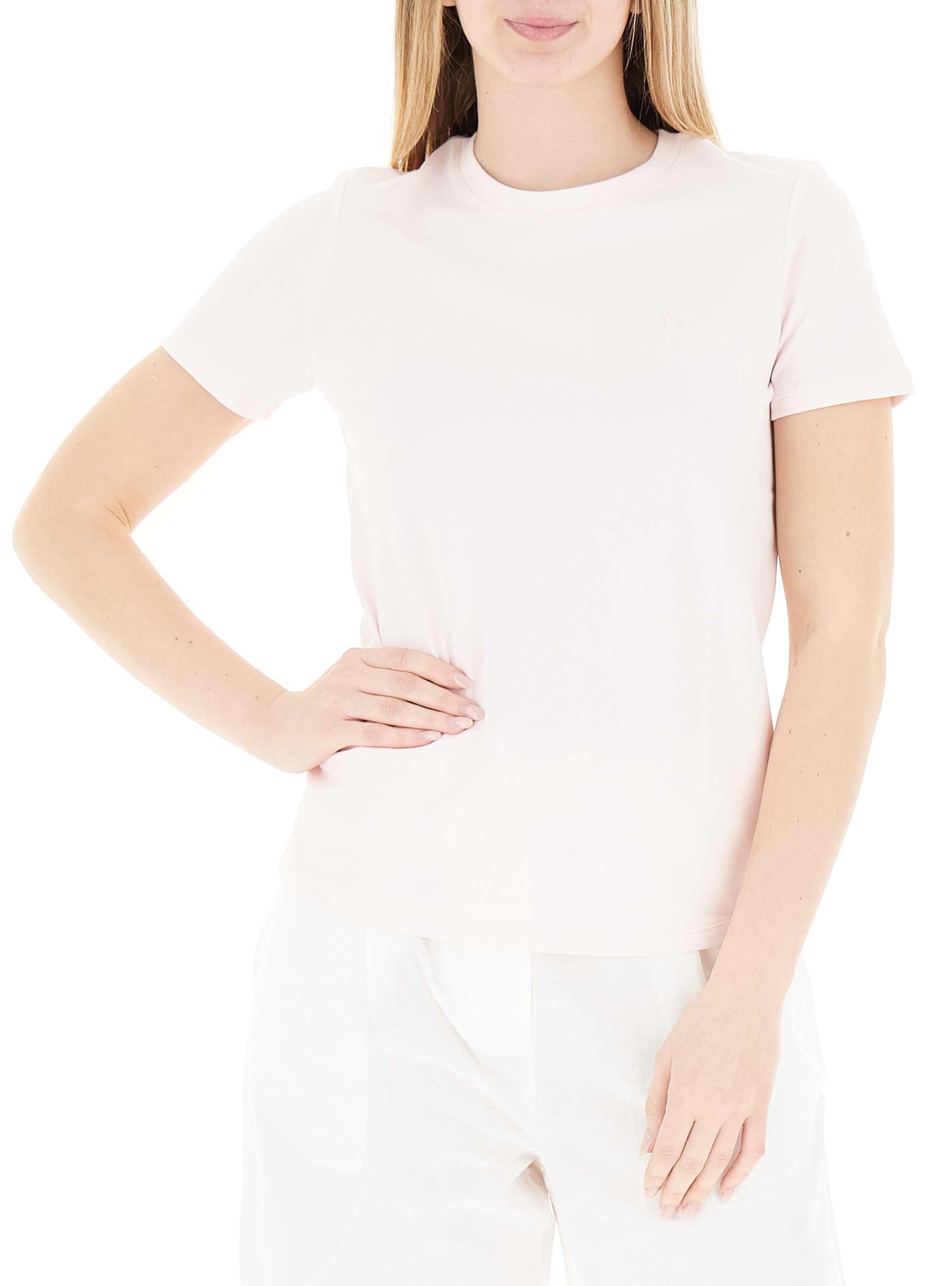 T-shirt in cotone ROSA CHIARO