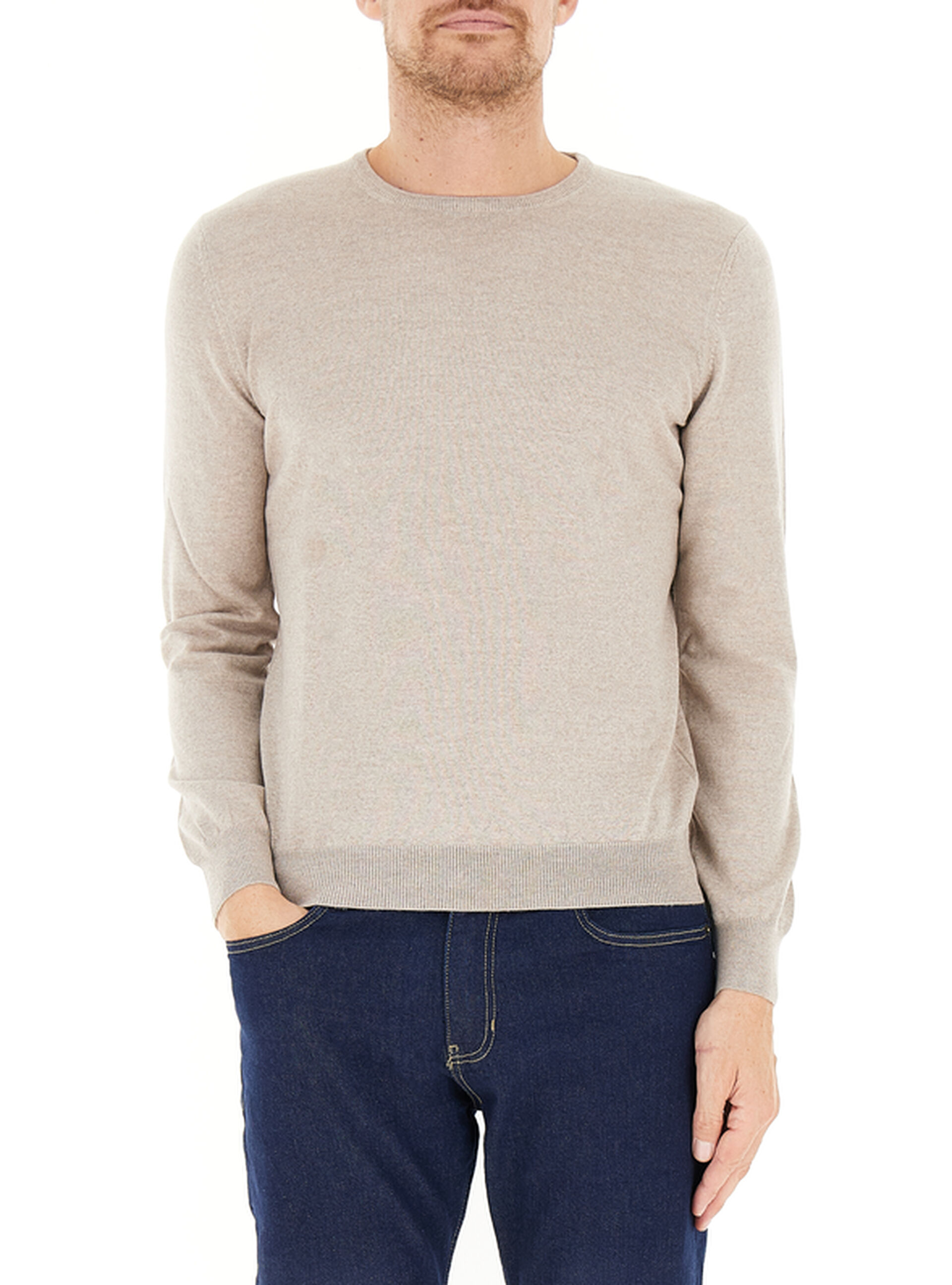 GRAN SASSO Maglia in lana BEIGE