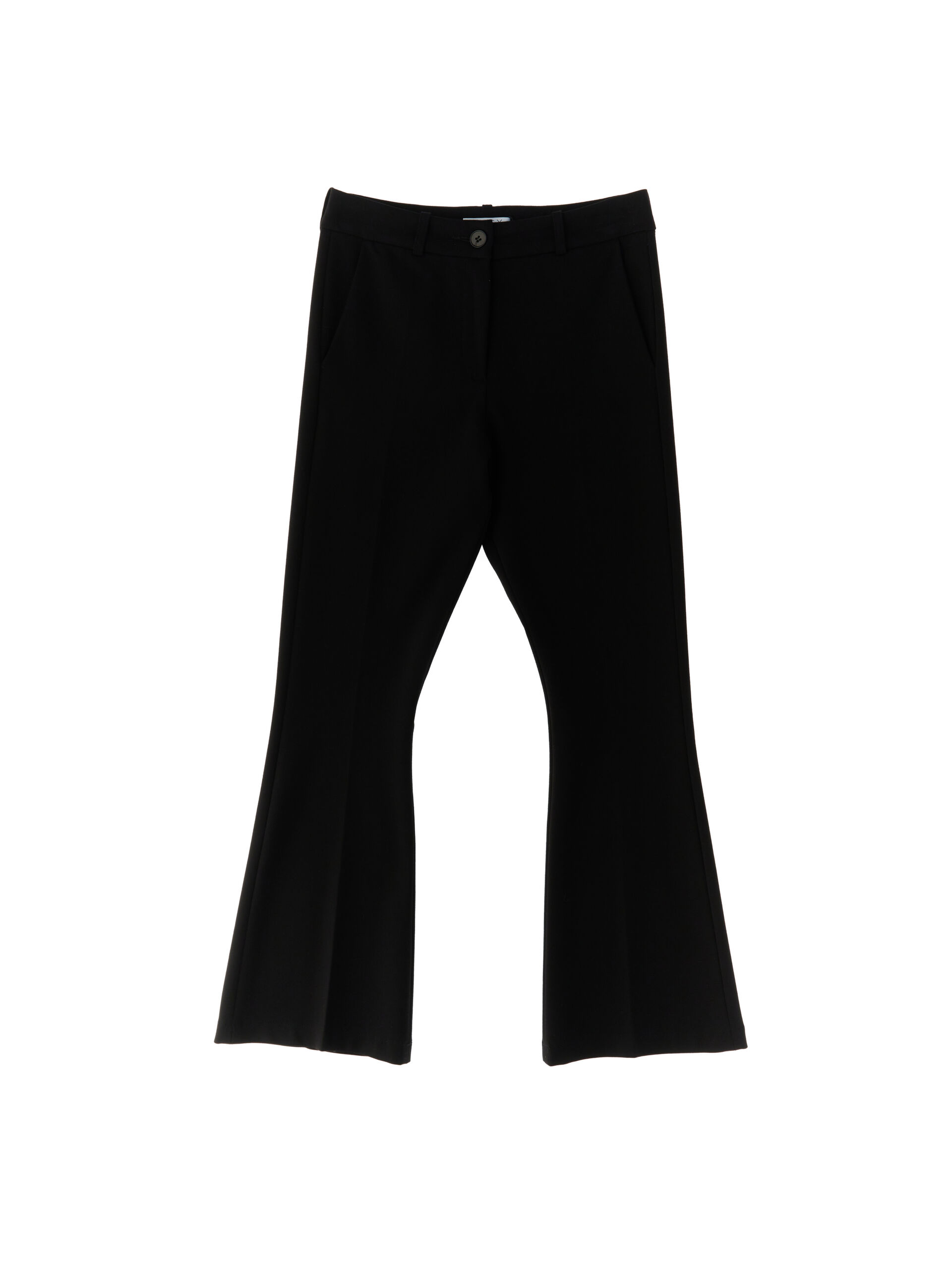 Pantalone Flare Viscosa NERO