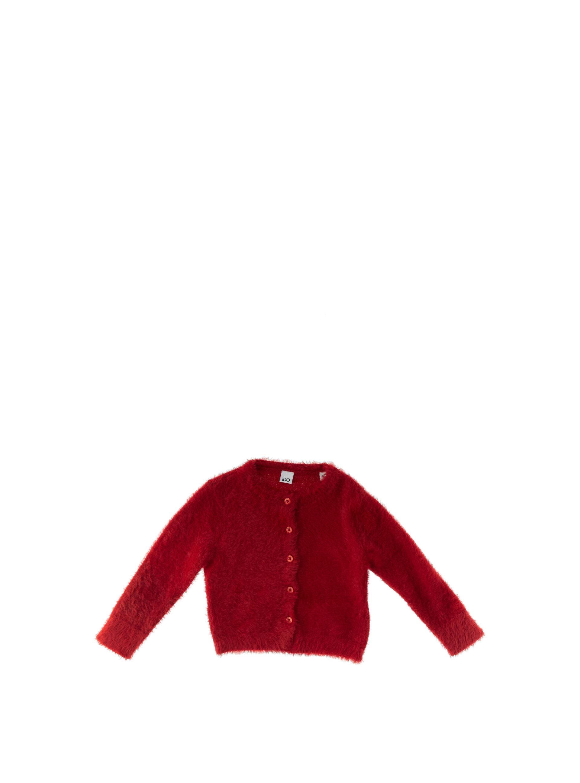 IDO Cardigan maniche lunghe ROSSO