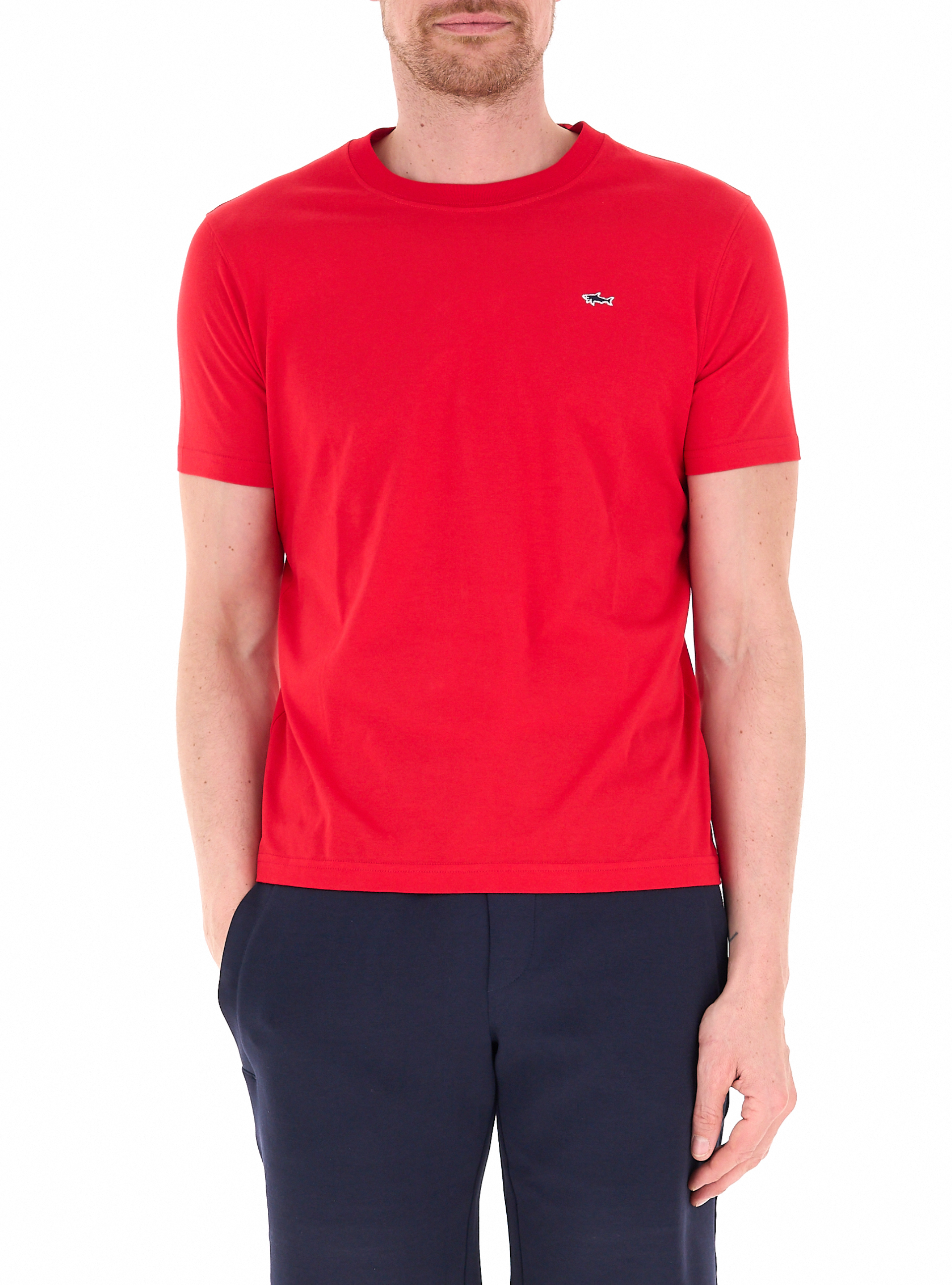 T-shirt girocollo ROSSO