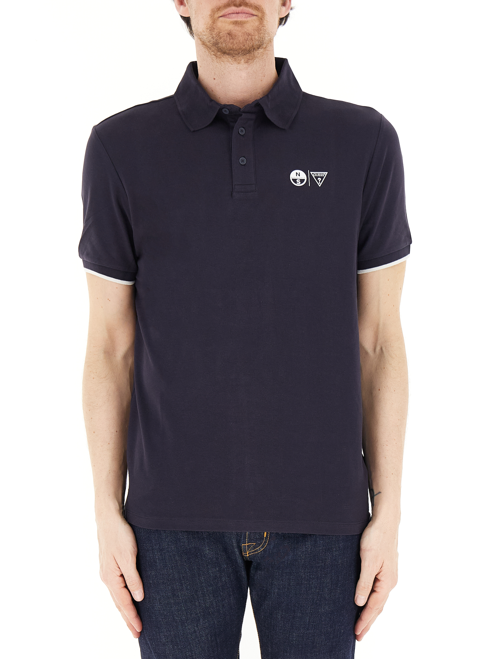 Polo maniche corte BLU NAVY L