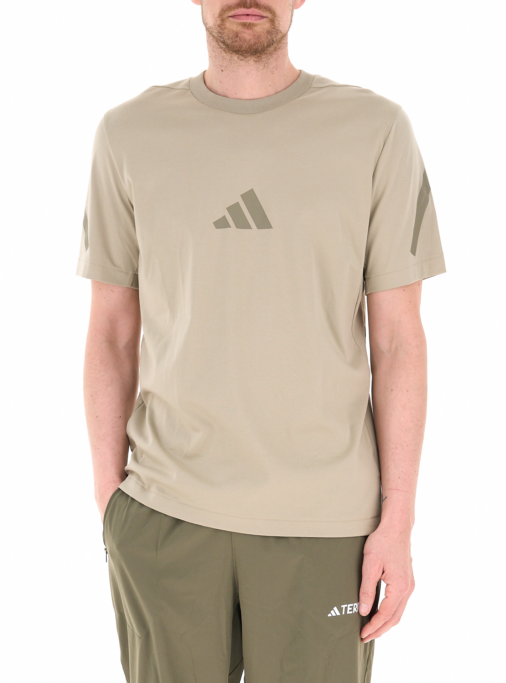 Adidas T-shirt girocollo BEIGE L