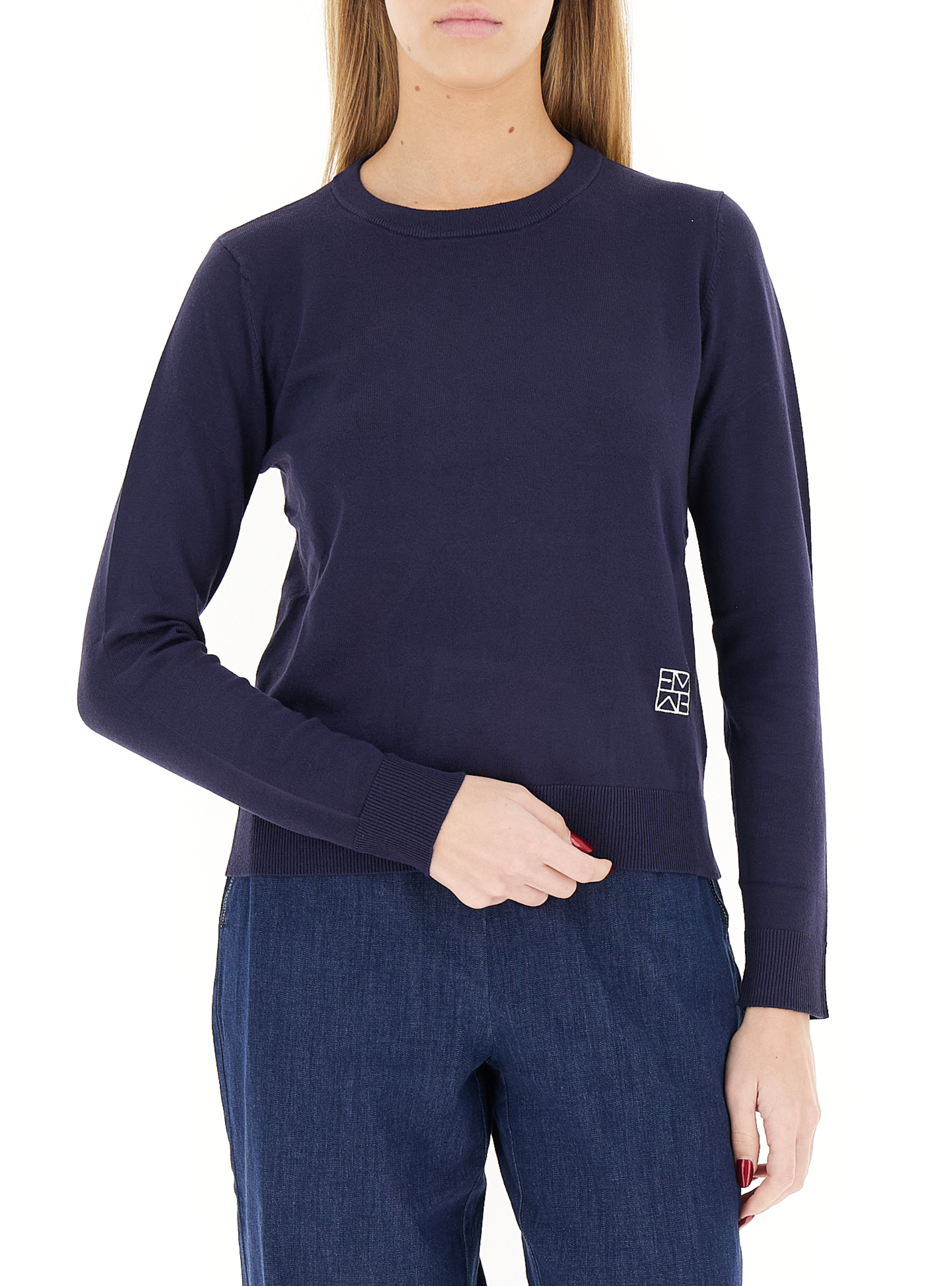 Maglia girocollo BLU NOTTE