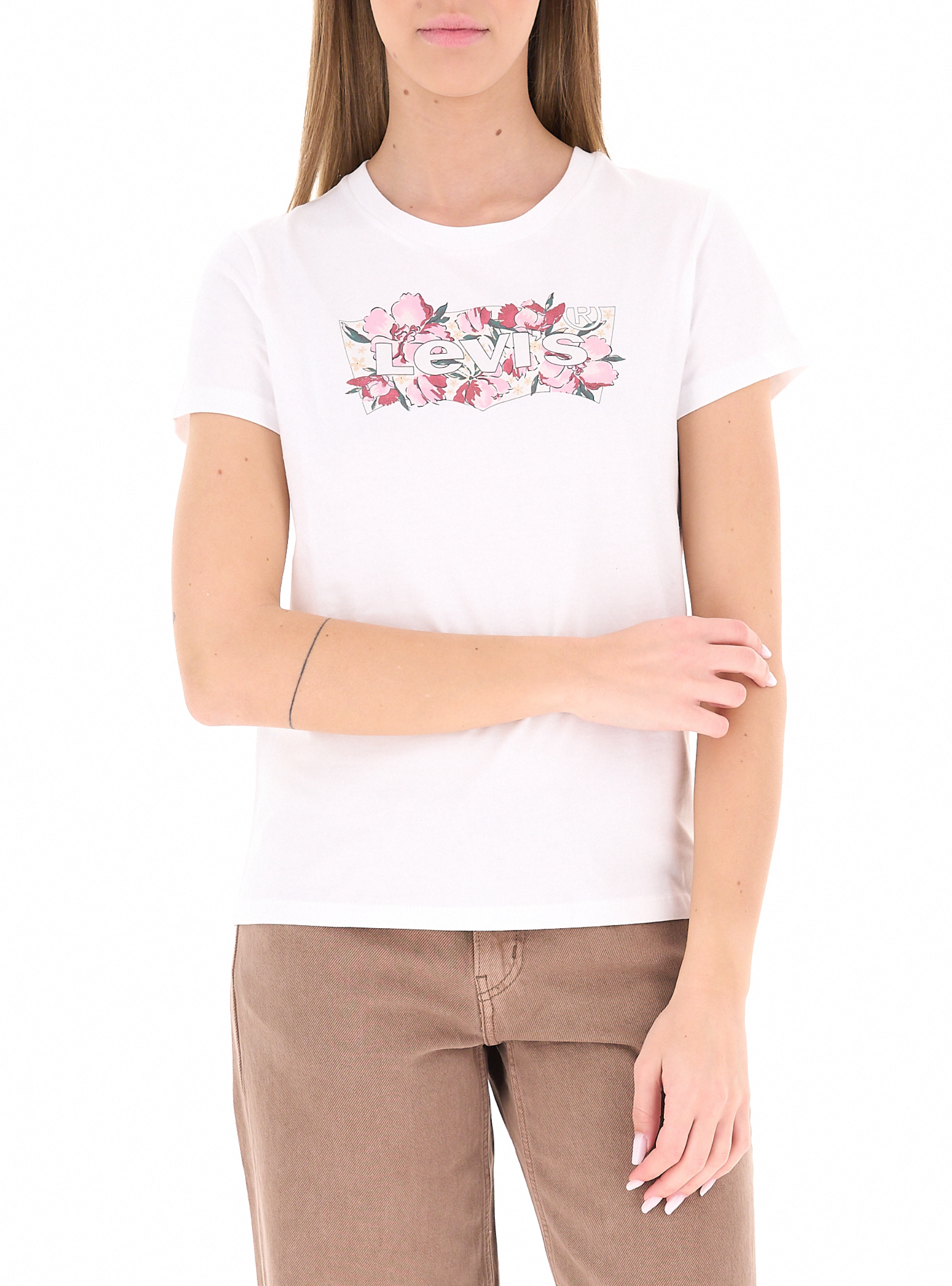 T-shirt girocollo LEVI'S PANNA