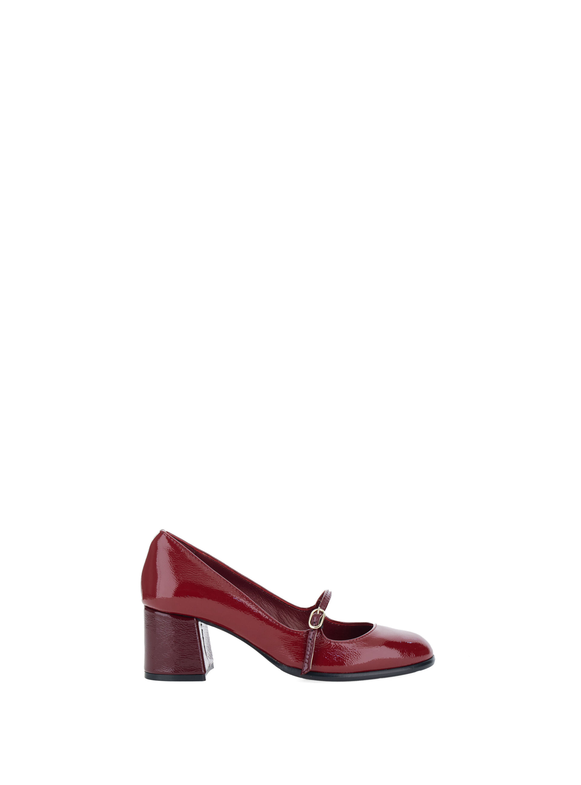 Décolleté pelle verniciata ROSSO 37