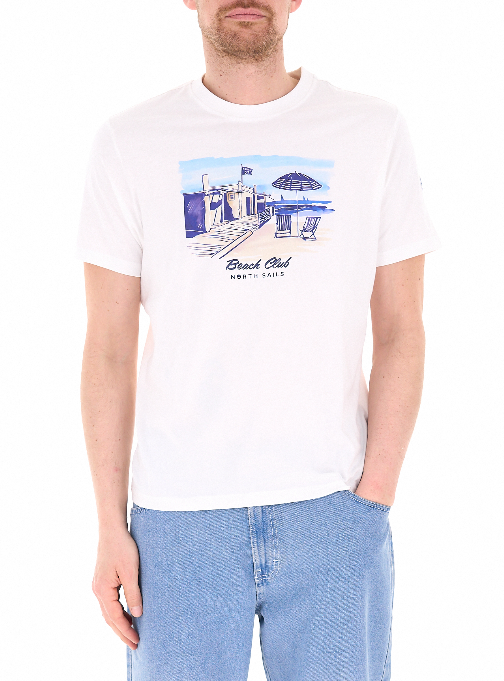 T-shirt in cotone PANNA