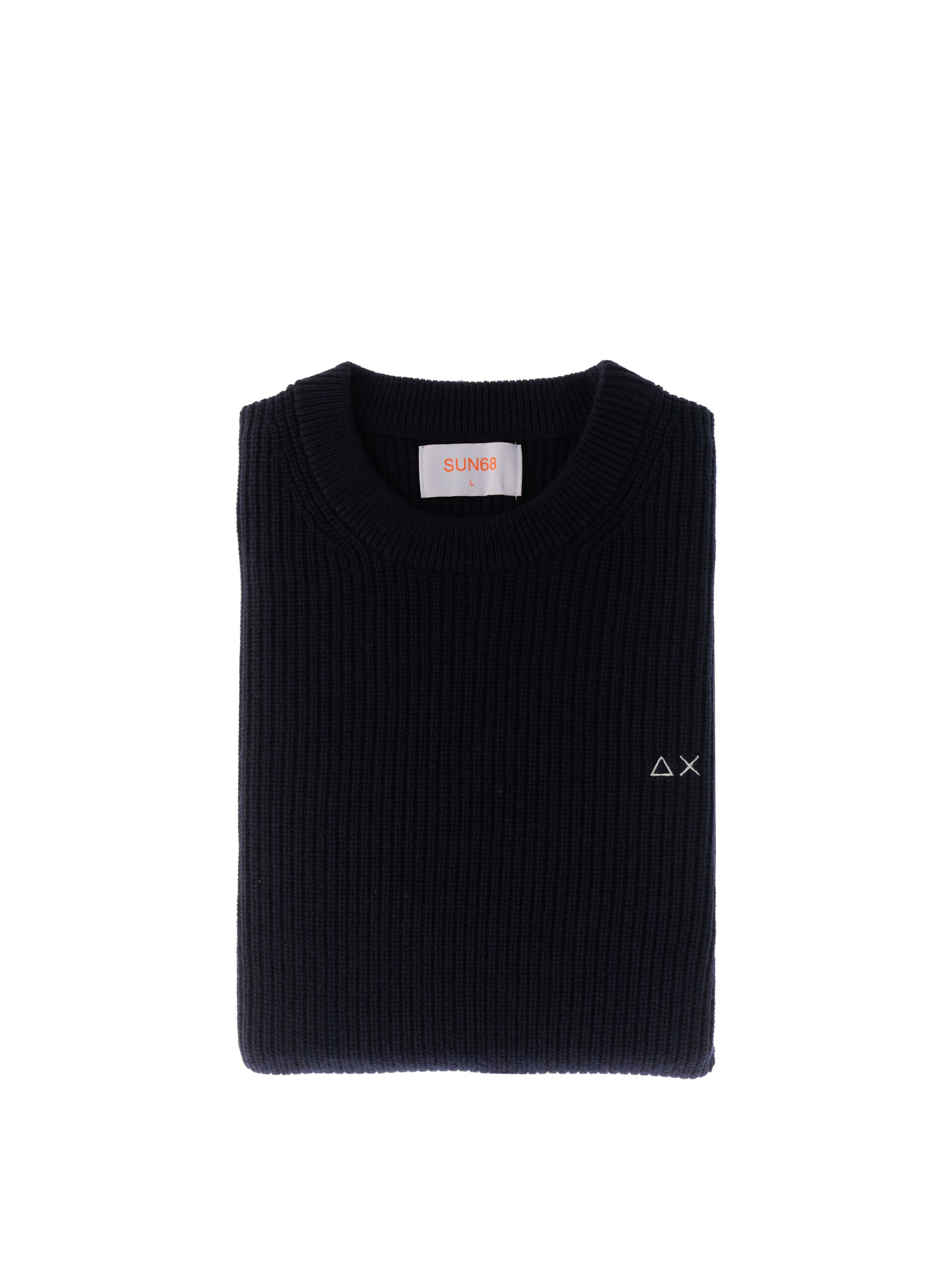 Maglione misto lana BLU SCURO